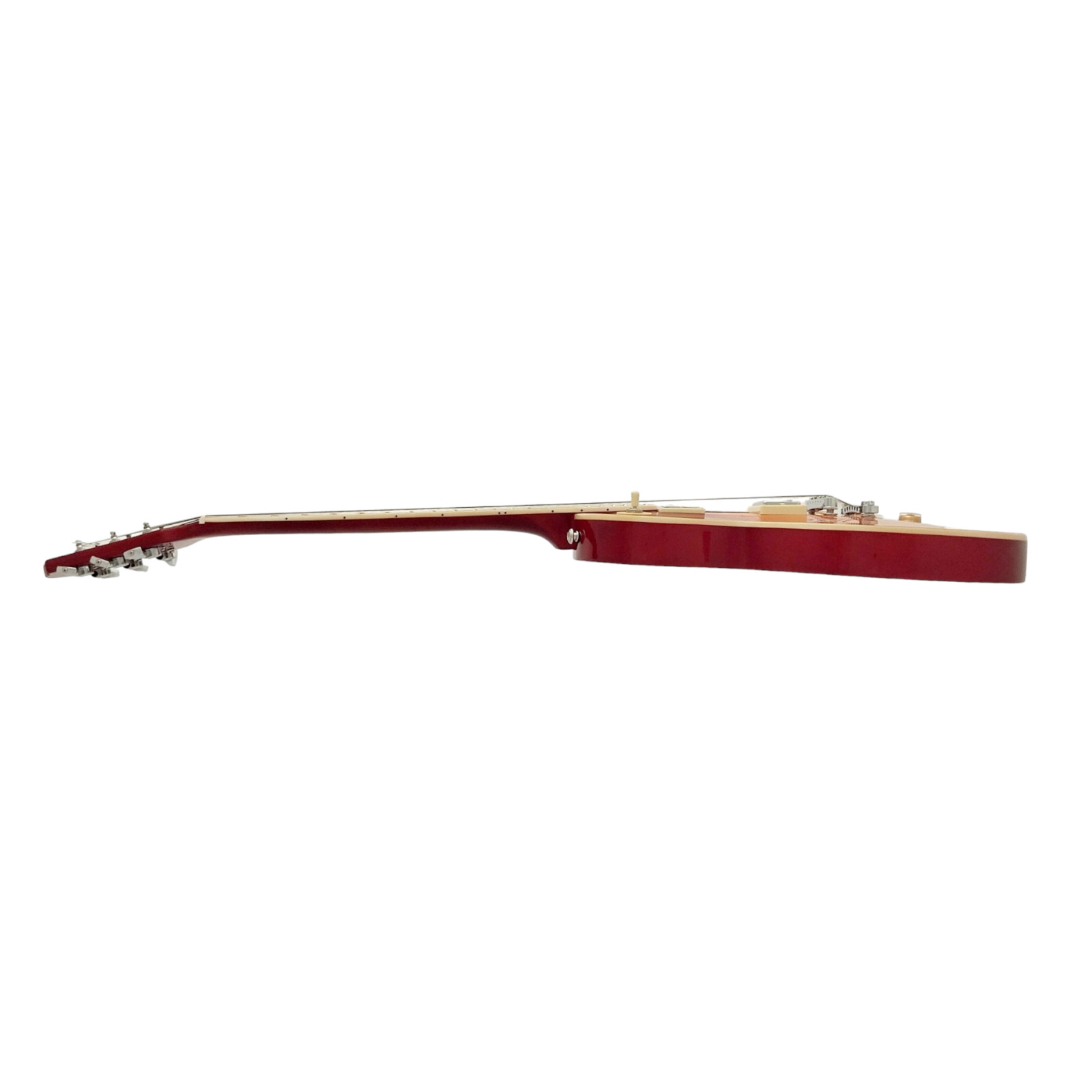 4/4 Haze SEG-277THS Solid Body Electric Guitar,Tiger Cherry + Gig Bag + Strings