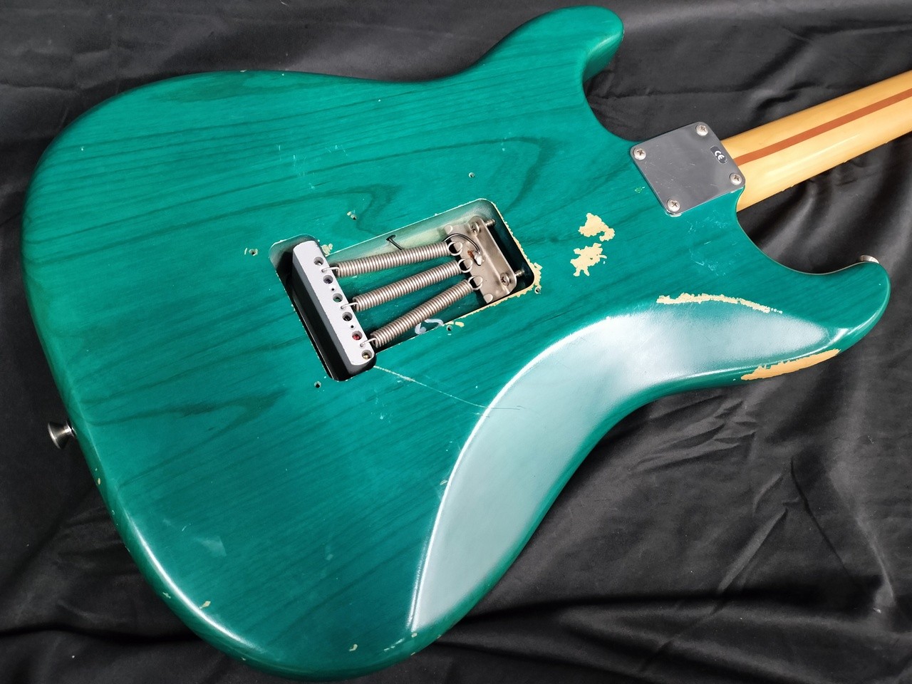 Fender Stratocaster Teal Green Transparent Electric Guitar #BE11630