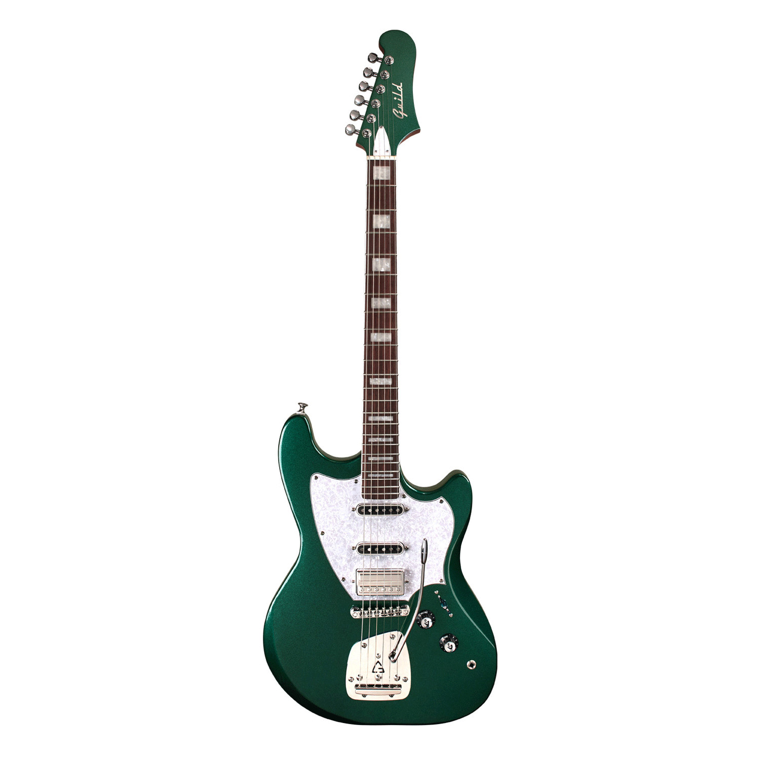 Guild Surfliner Deluxe Electric Guitar w/GFV – Evergreen Metallic – Open Box