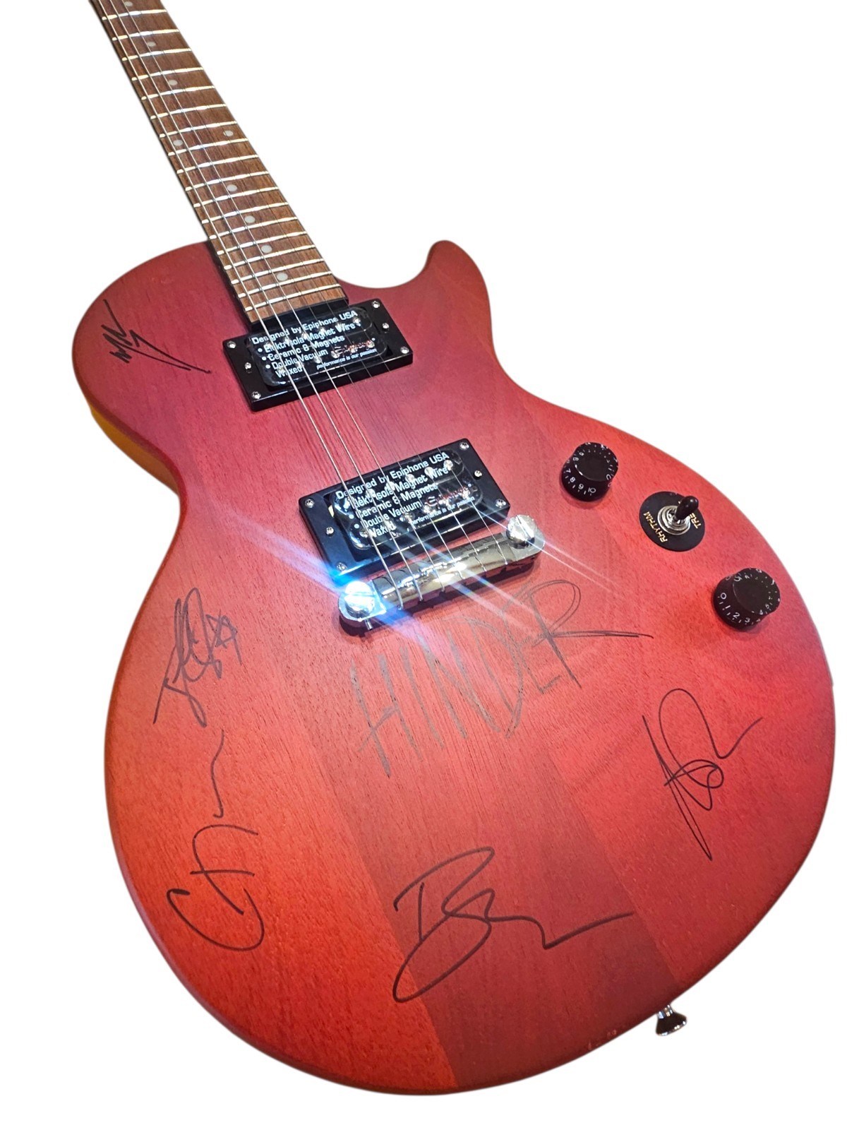 Epiphone Special Electric Guitar Signed By Hinder