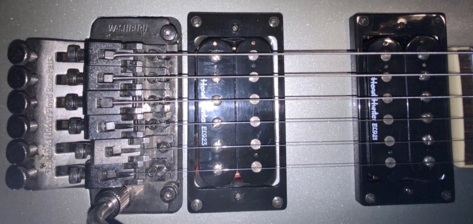 ⚠️ 1 DAY SALE! 2002 Washburn Tabu TB-400 In Pewter! Head Hunter PUs! Rare Model!