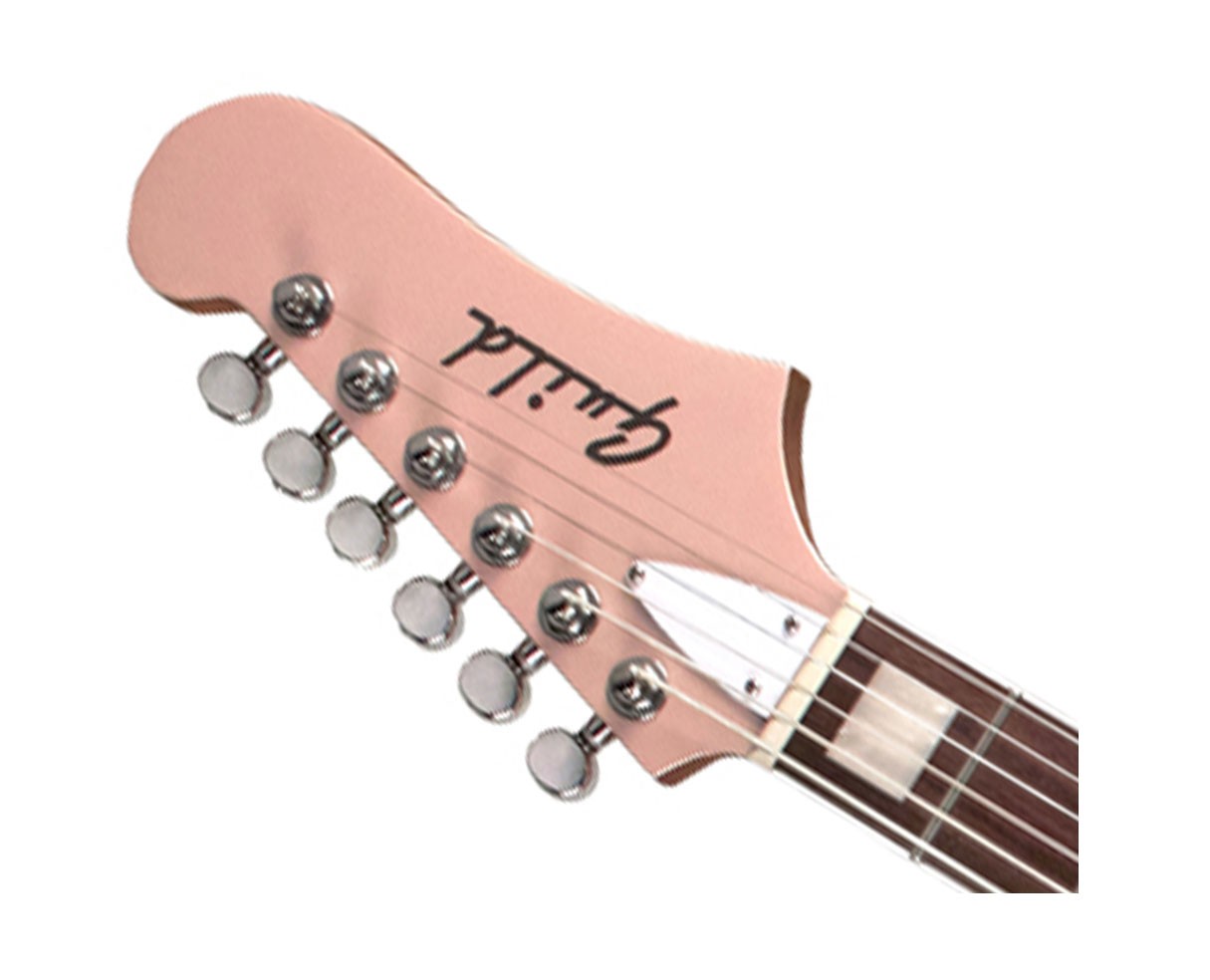 Guild Surfliner Deluxe Electric Guitar w/GFV – Rose Quartz Metallic – B-Stock
