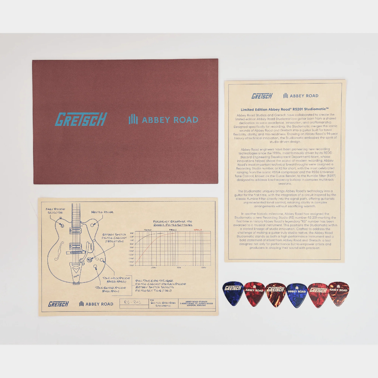 Gretsch Limited Edition Abbey Road Studiomatic Hollow Body, Classic Walnut Stain