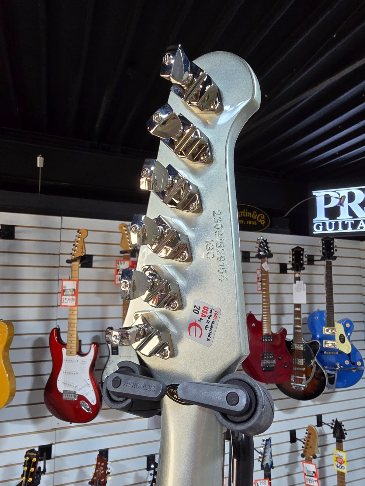 Epiphone 1963 Firebird I – Silver Mist W/ OHSC & PLEK*D #154
