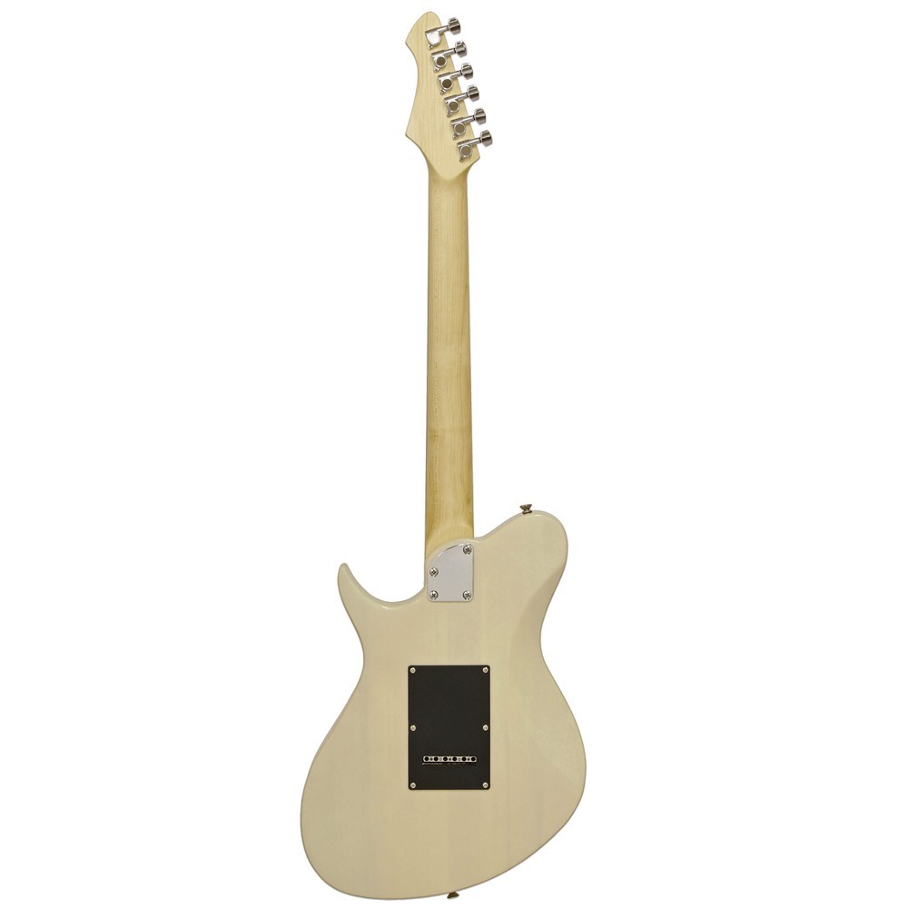 Aria Pro II J Series Poplar Solid Body Electric Guitar Vintage White JET-1-SVW