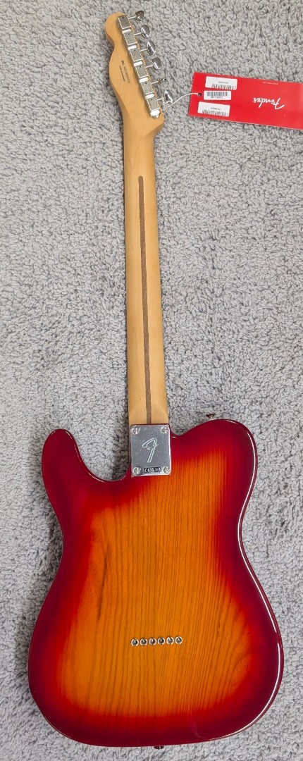 Fender Player II Telecaster guitar, Rosewood Fingerboard, Aged Cherry Burst