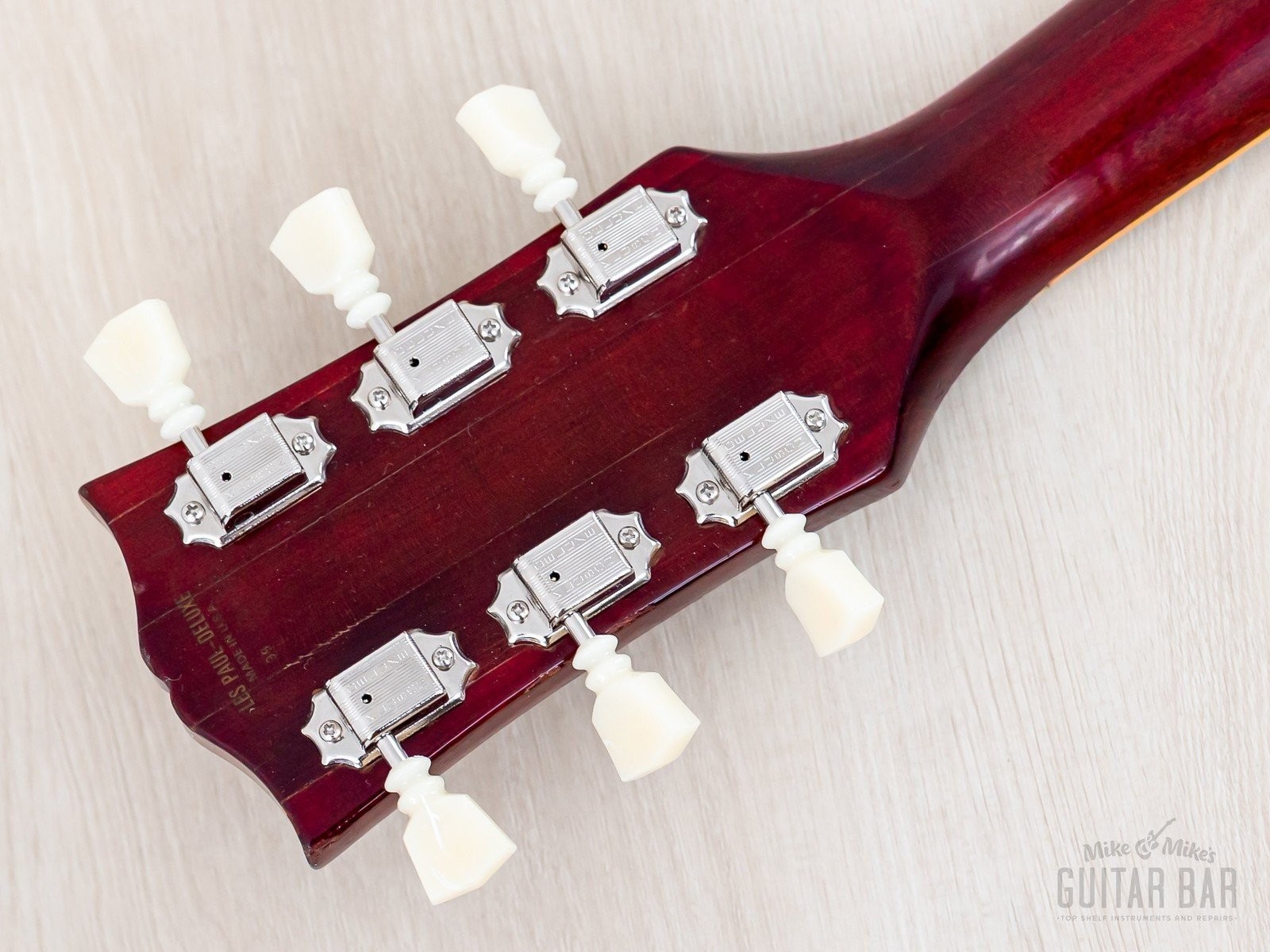 1975 Gibson Les Paul Deluxe Vintage Guitar Cherry, Humbucker Conversion w/ Case