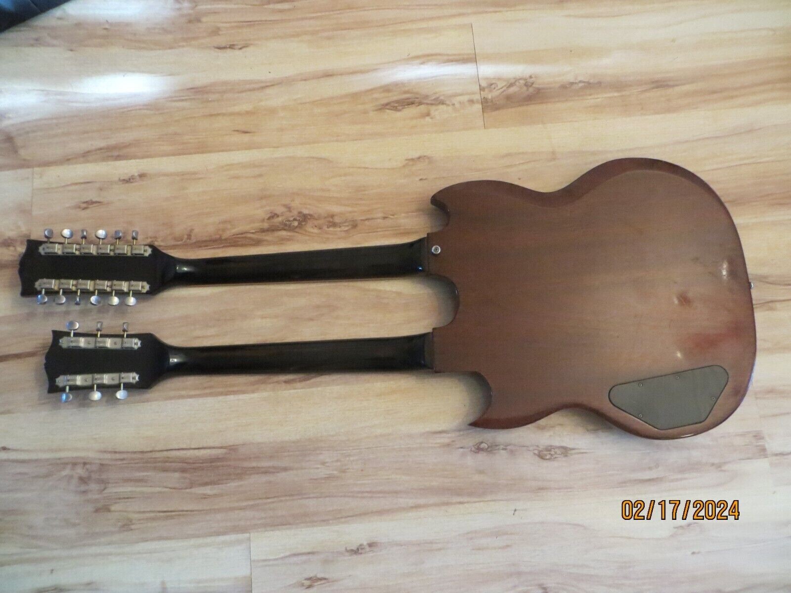 1978 Gibson EDS-1275 Double-Neck Walnut Electric Guitar w/ Original Case