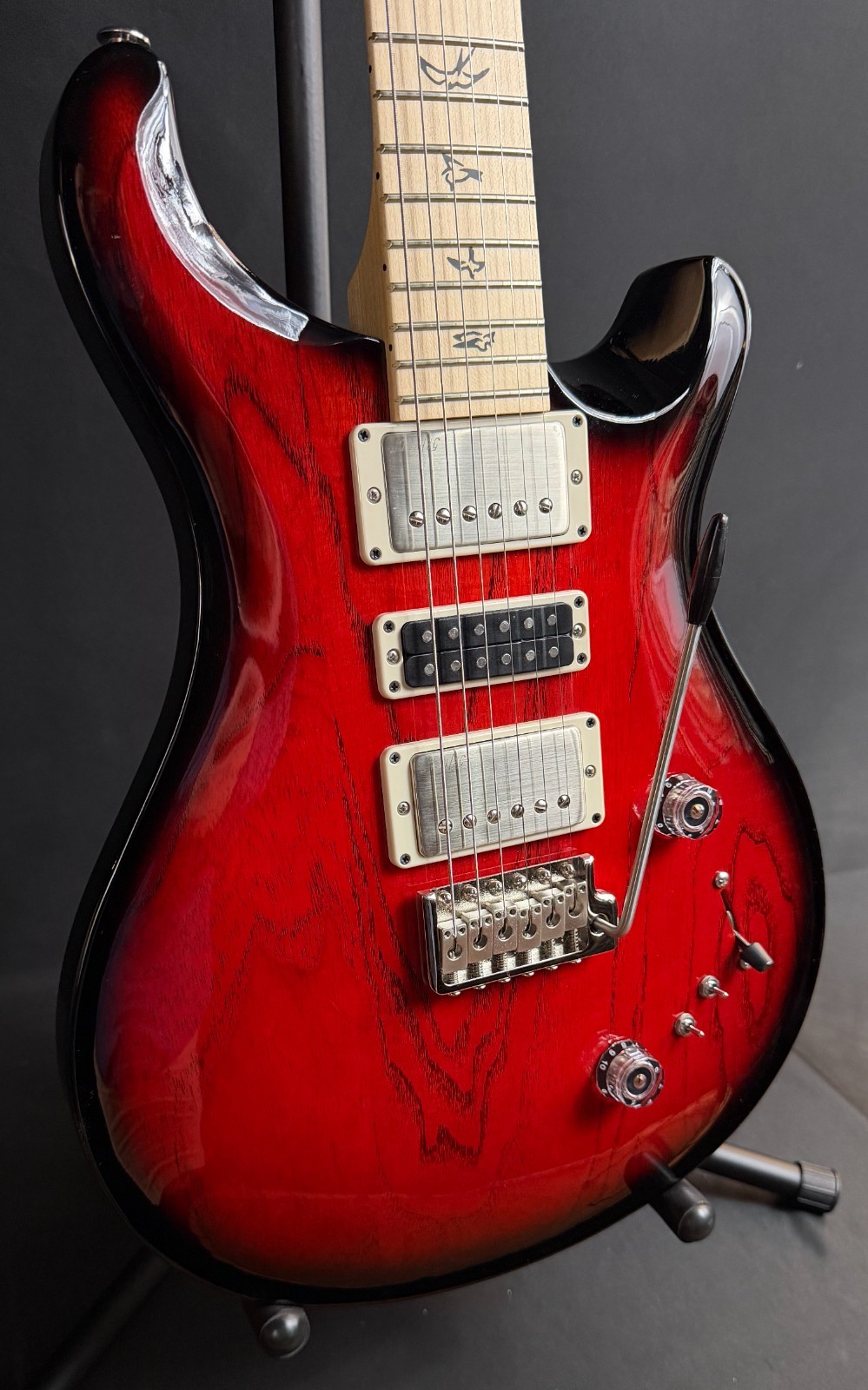PRS Swamp Ash Special Maple Electric Guitar Scarlet Smokeburst w/ Gig Bag