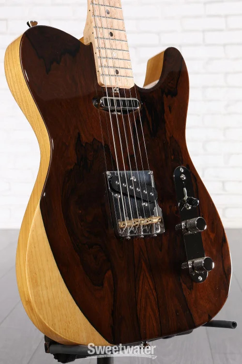 Larrivee Baker-T Pro Electric Guitar, “Standard U” Neck – Natural Ziricote