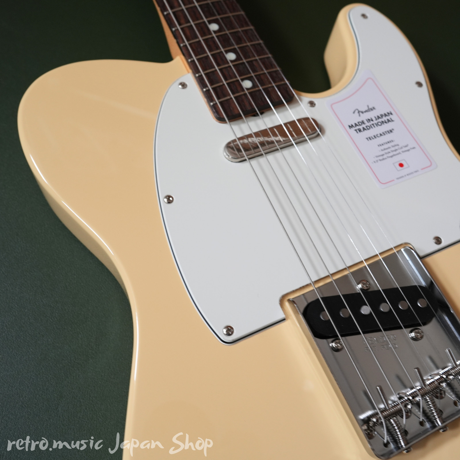 Fender Made in Japan Traditional 60s Telecaster Vintage White Electric Guitar