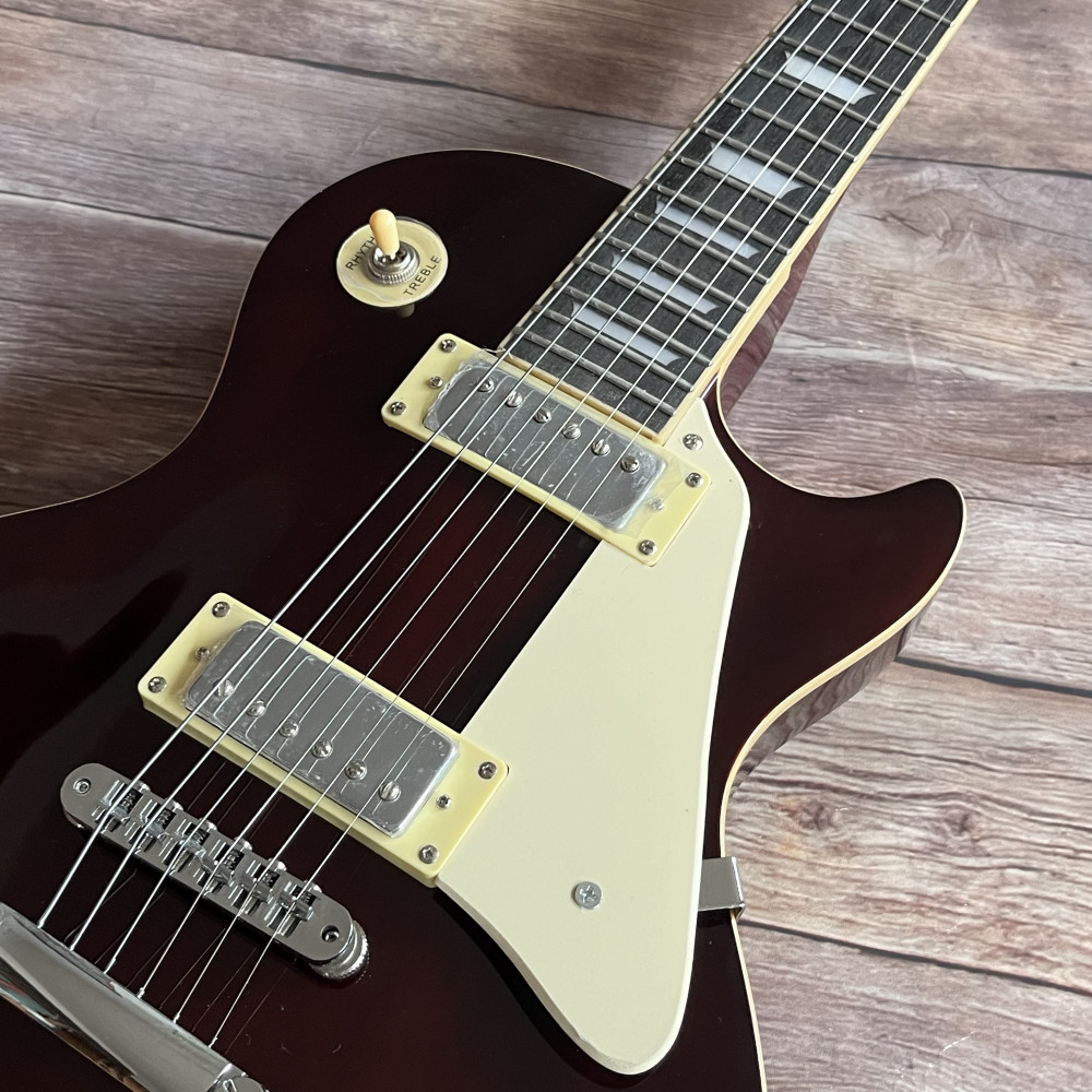 Dark Wine Red Electric Guitar Mini Small Pickups ABR bridge Stainless Frets