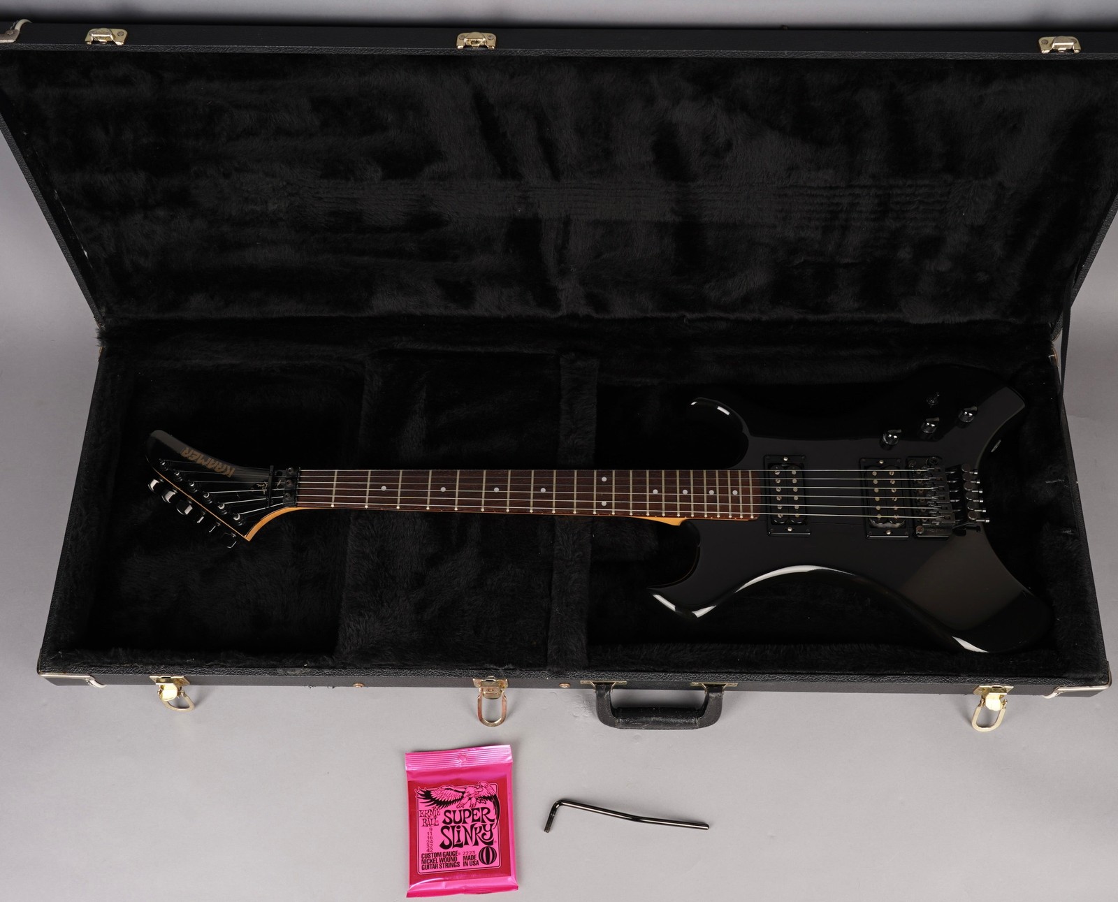 Kramer USA Floyd Rose Signature – 1985 – Black w/OHSC