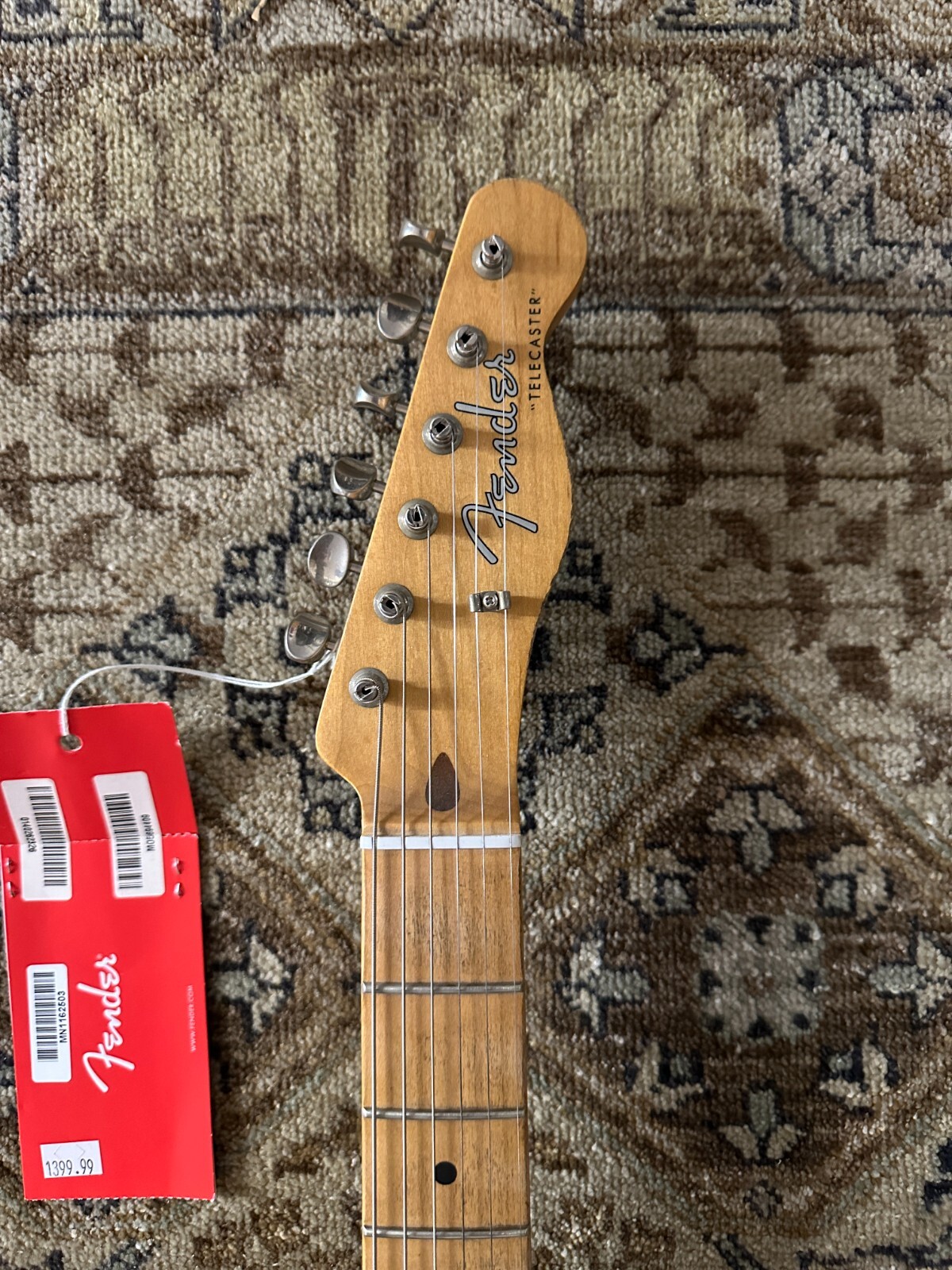 Fender J. Mascis Telecaster in Blue Sparkle w/ Gig Bag & Free Pro Setup