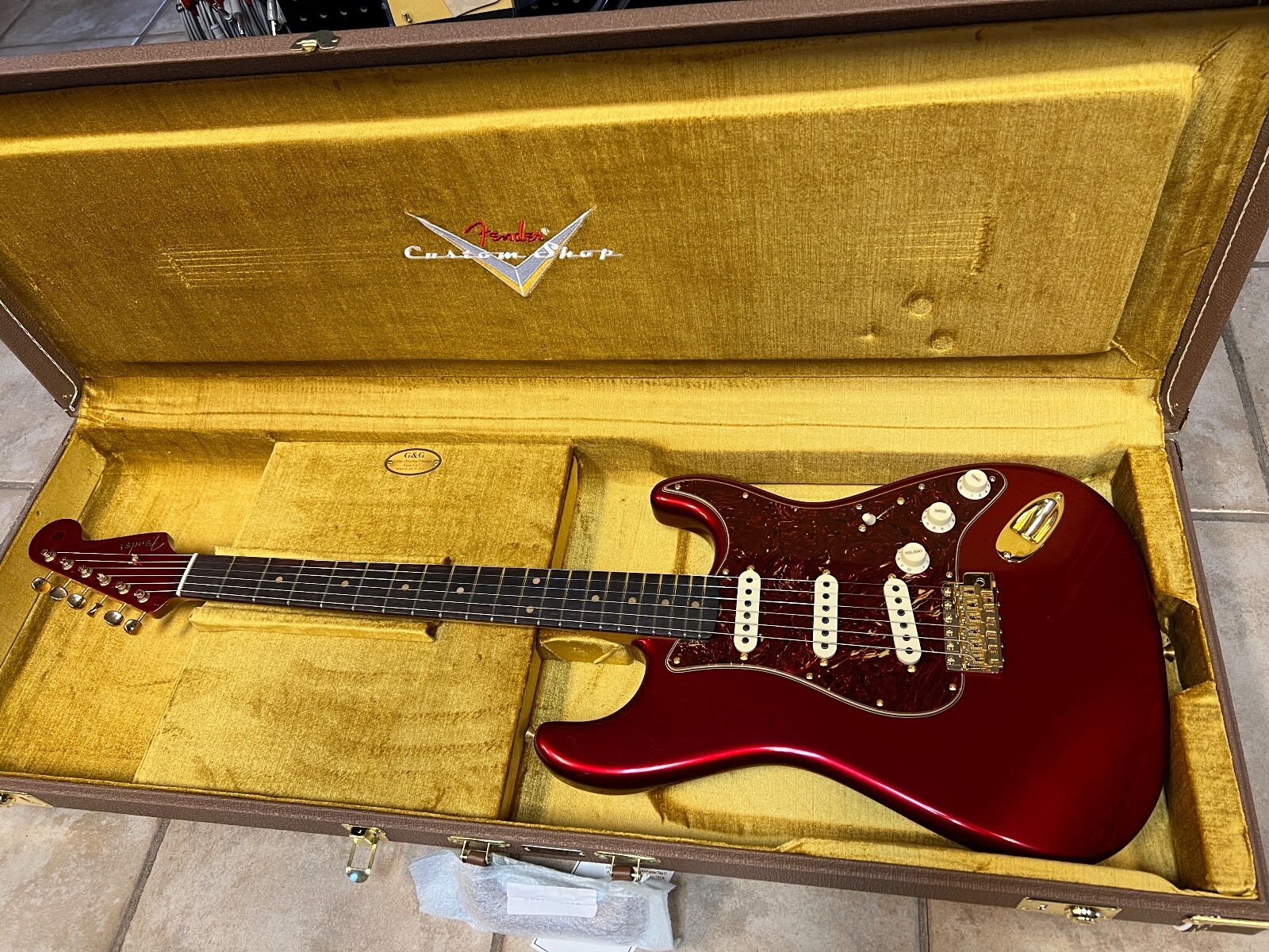 2023 Fender Custom Shop LTD 62 Stratocaster Closet Classic Aged Candy Apple Red