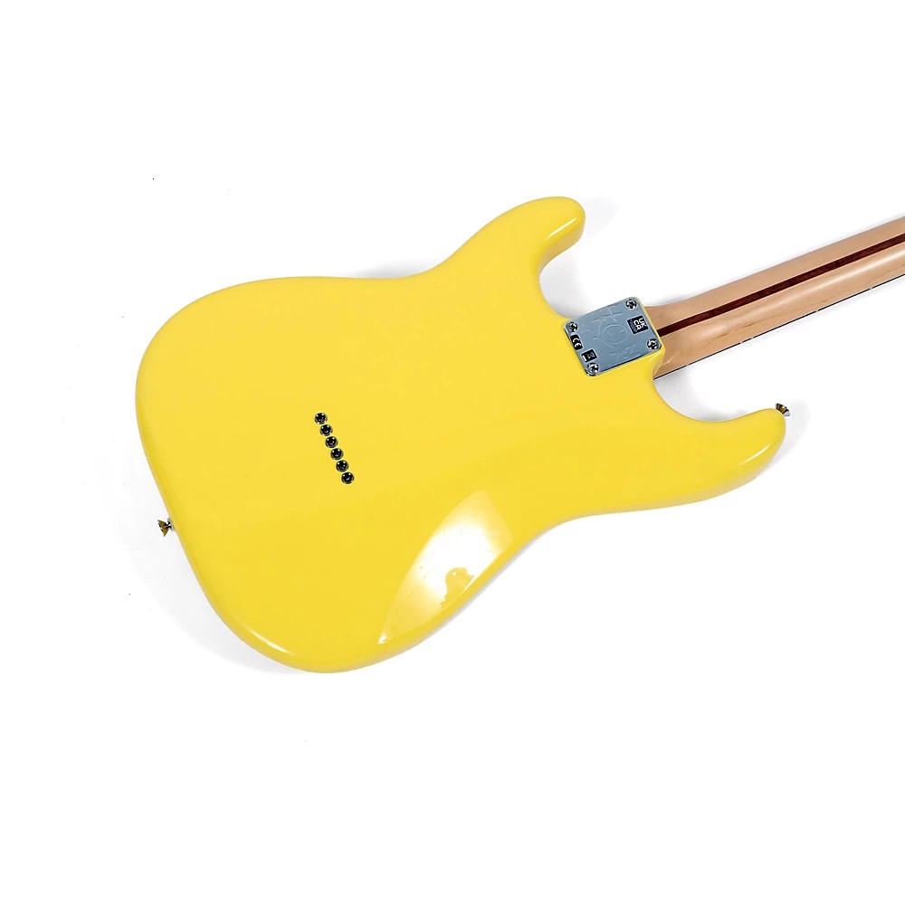 Fender Tom DeLonge Stratocaster Guitar Graffiti Yellow 197881450045 OB