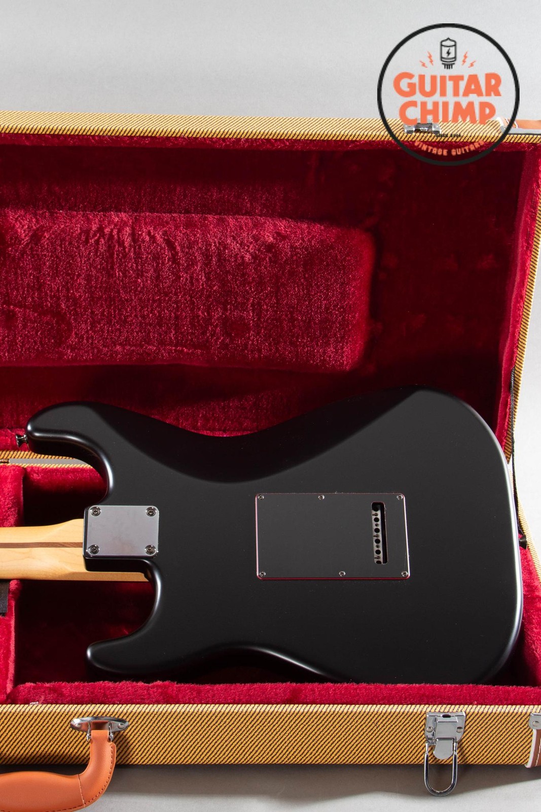 2025 Fender MIJ Japan Limited Hybrid II Noir Stratocaster Black Tweed HSC