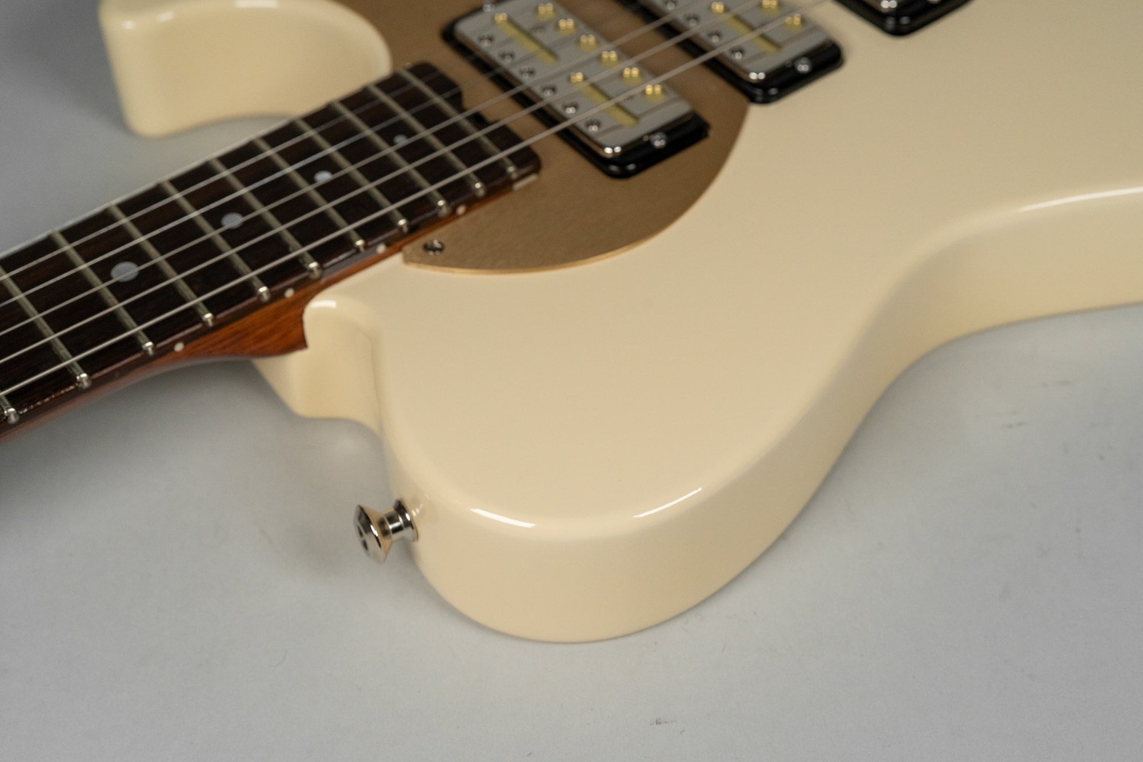 2015 Asher Guitars GT-3 Antique White Lollar Gold Foils w/OHSC