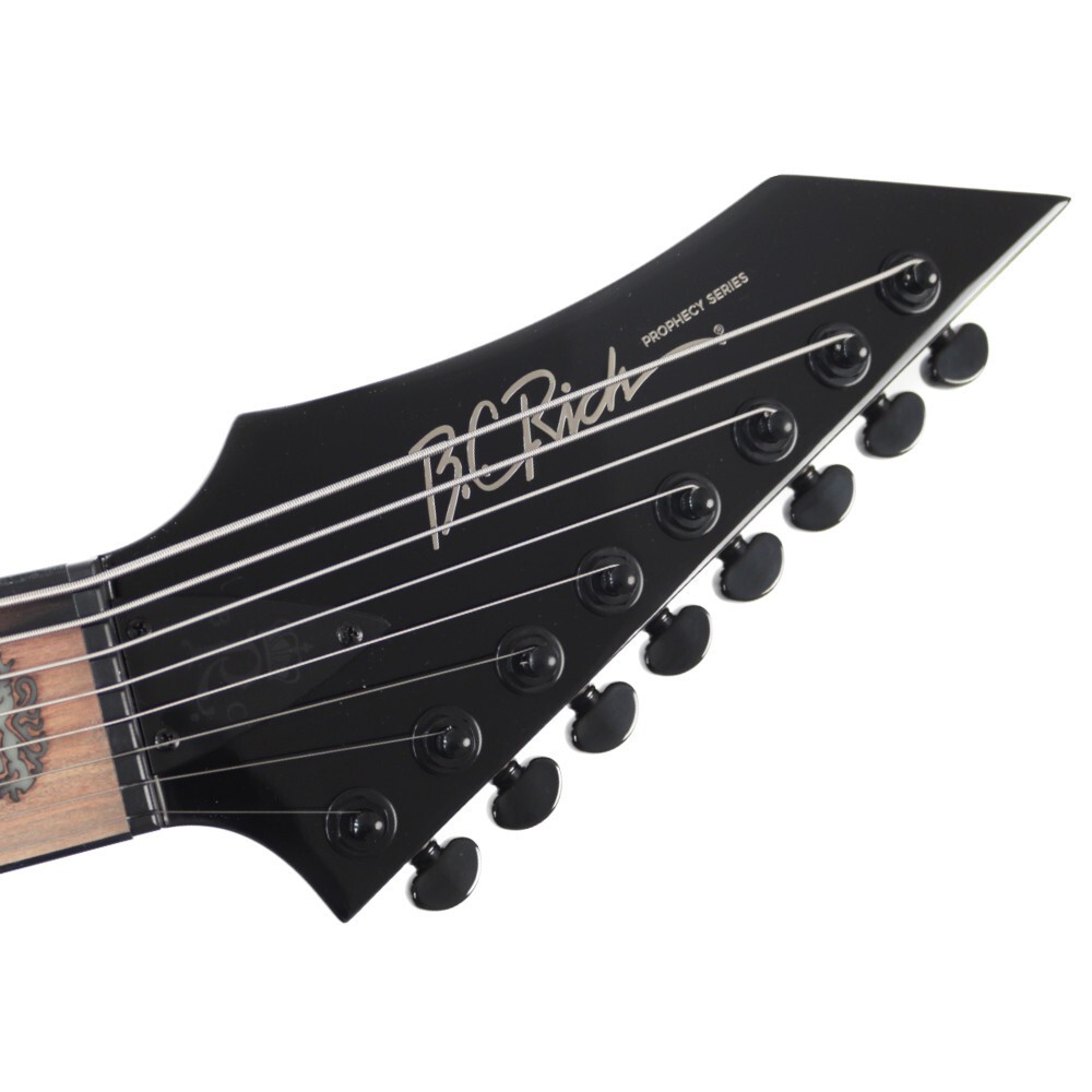 B.C.Rich Shredzilla 8 Prophecy Archtop With Evertune Gloss Black String Electric