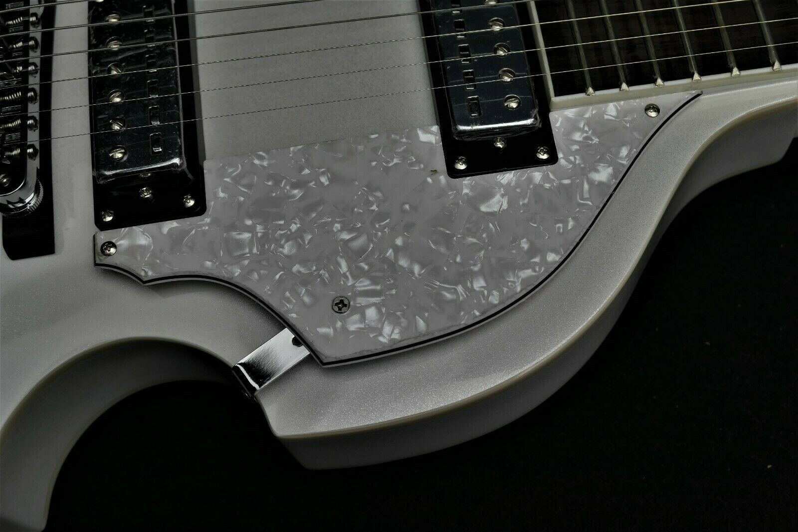 HOFNER HI-459-PE PW PEARL WHITE IGNITION SERIES 6 STRING VIOLIN SHAPE GUITAR 2nd