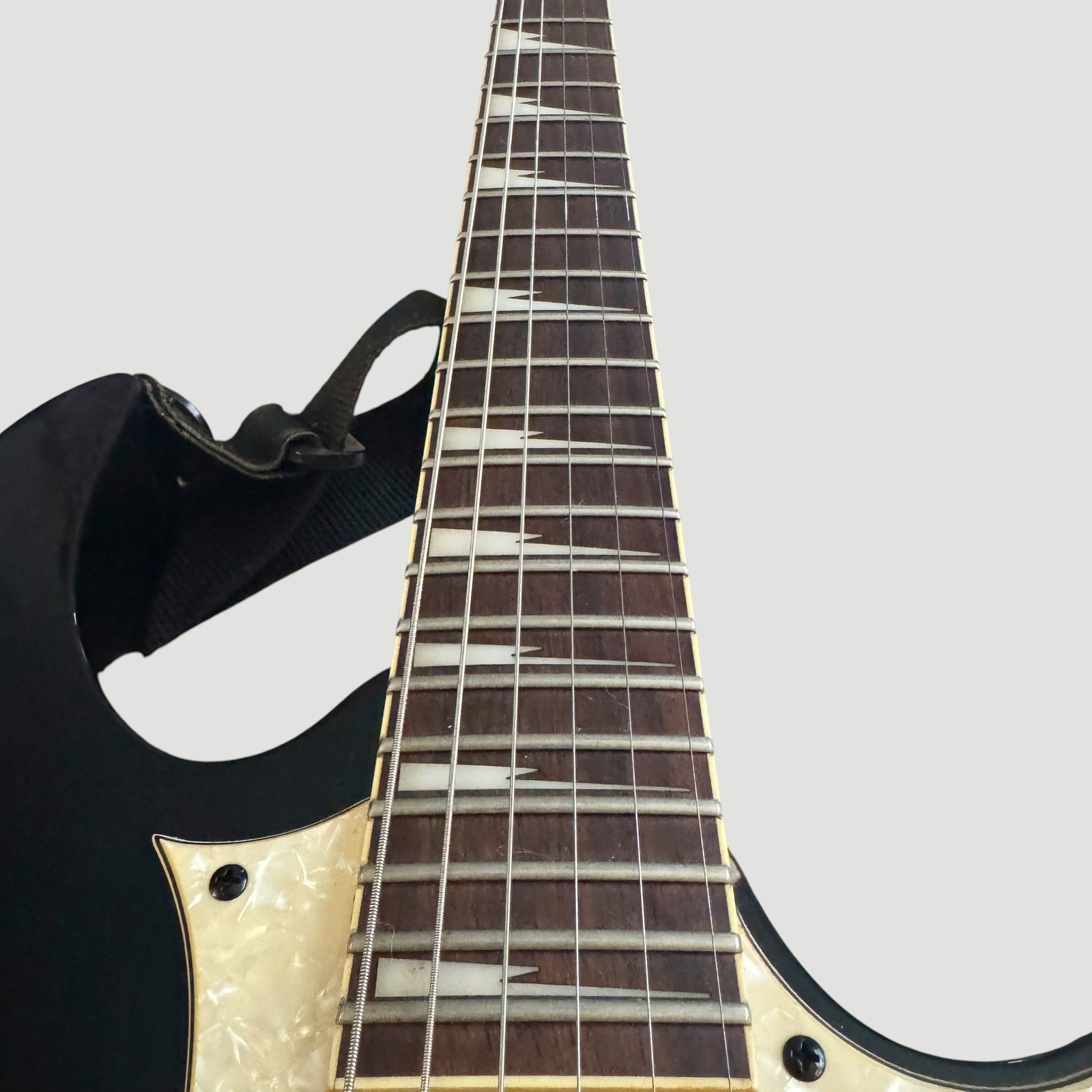 2014 Ibanez RG Series Electric Guitar Black HH w/ Locking Tremolo & Fender Strap