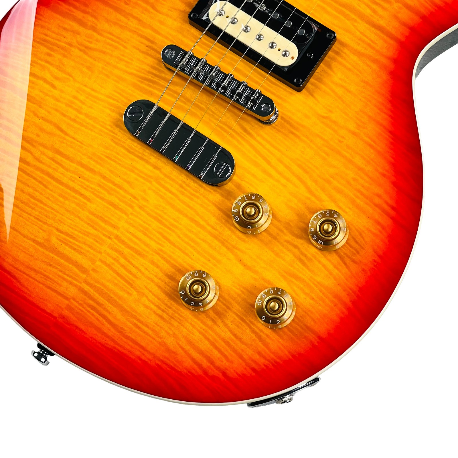 Dean Cadillac 1980 Flame Maple – Trans Cherry Sunburst