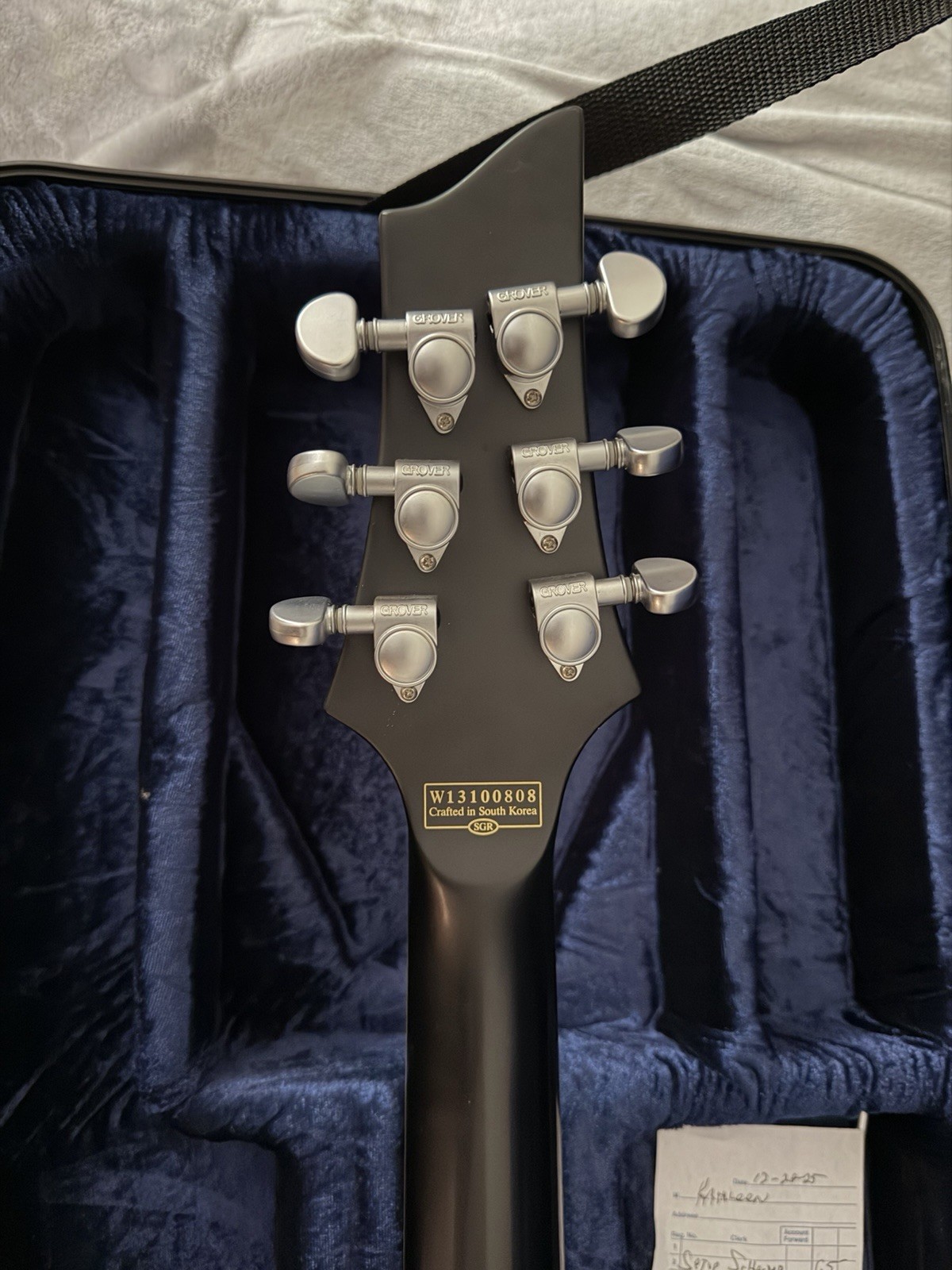 Schecter Diamond Series Damien Platinum Electric Guitar Black 6-String w/ Case