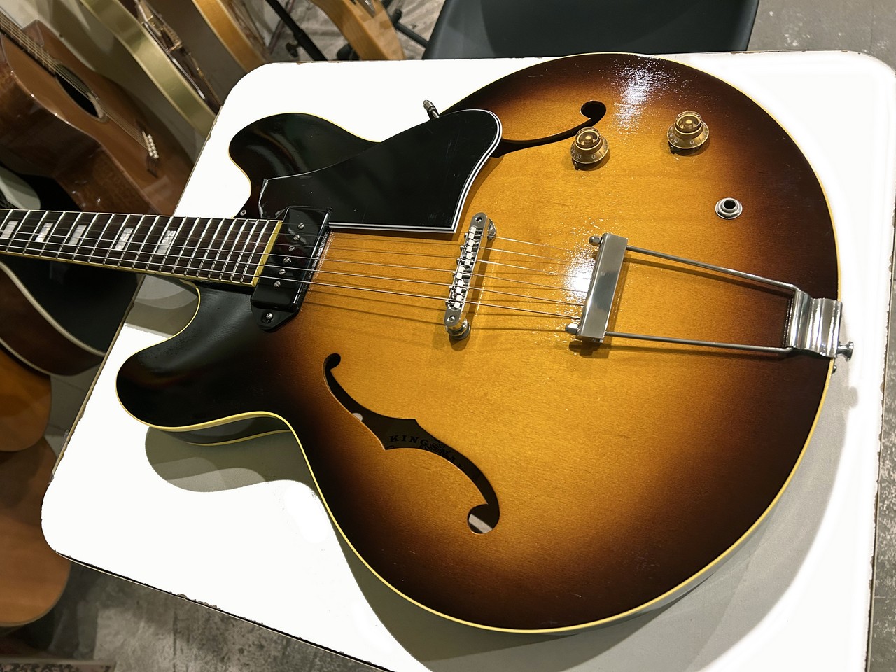 King Snake Smith Jazz Sunburst Electric Hollowbody Used