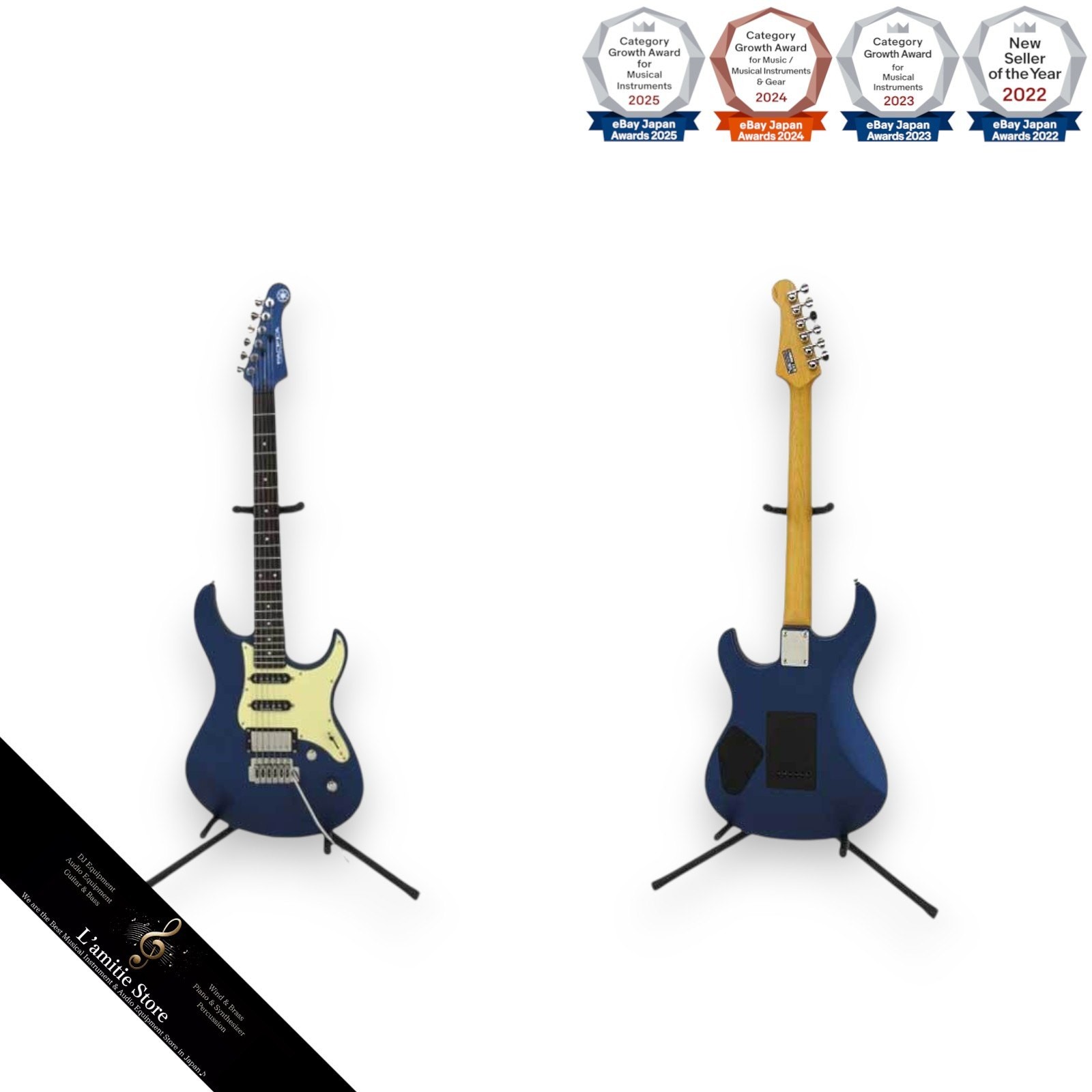 Yamaha Pacifica PAC612VIIX MSB Electric Guitar Matte Silk Blue 2022