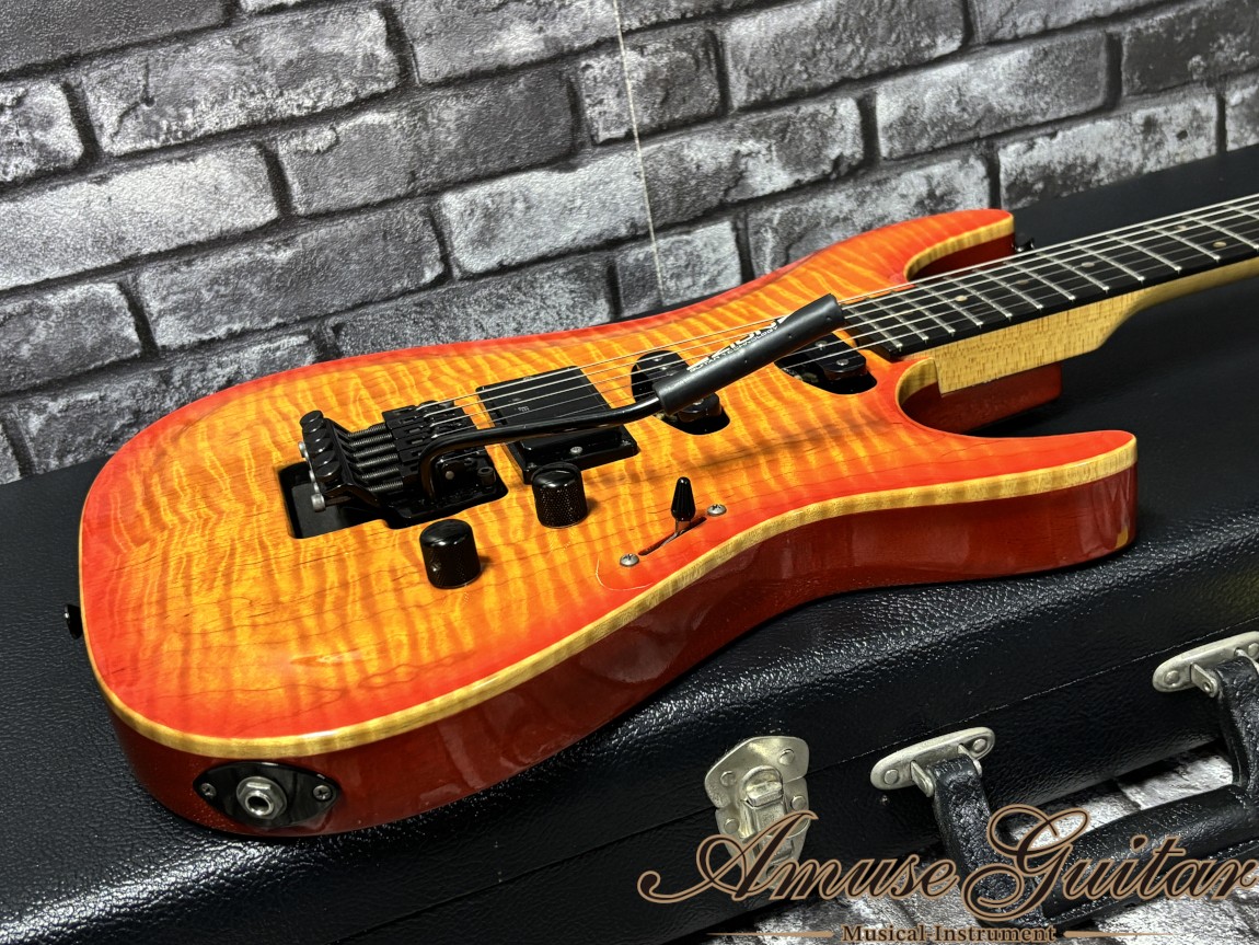 Zion The Classic Sunburst 1993 Electric Guitar Flame Maple Kahlers Trem Used