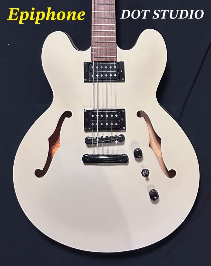 Epiphone DOT studio Alpine white