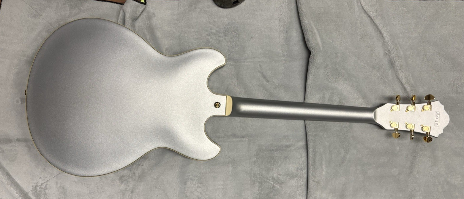 Ibanez Artcore AS73G Semi-hollow Electric Guitar – Moonstone Silver Flat