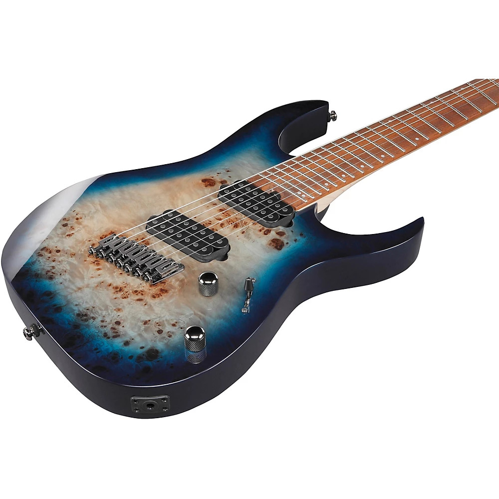 Ibanez RGMS7PB Multi-Scale 7-String Electric Guitar Cosmic Blue Starburst