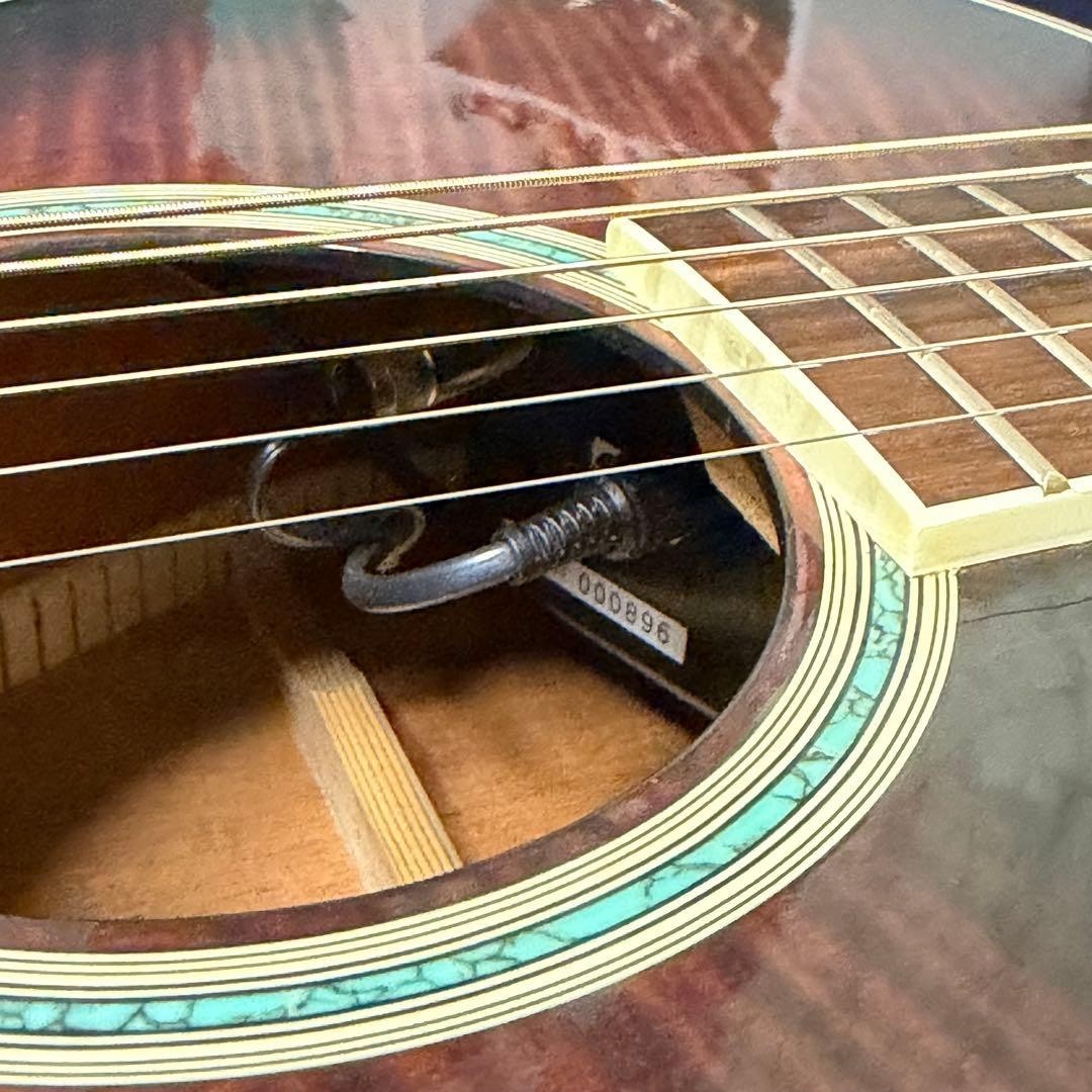 Takamine PT-108 Acoustic Electric Guitar Sunburst Japan Vintage EQ