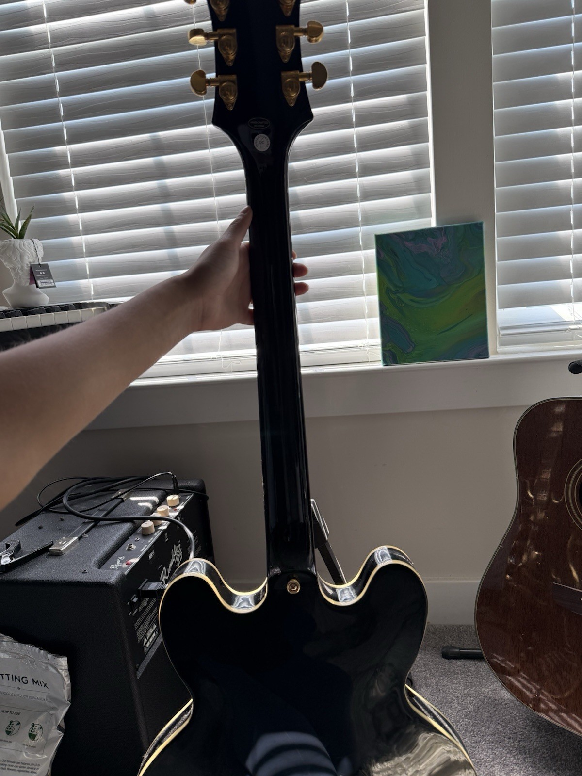 Epiphone Sheraton II Pro Semi-Hollowbody Electric Guitar Black