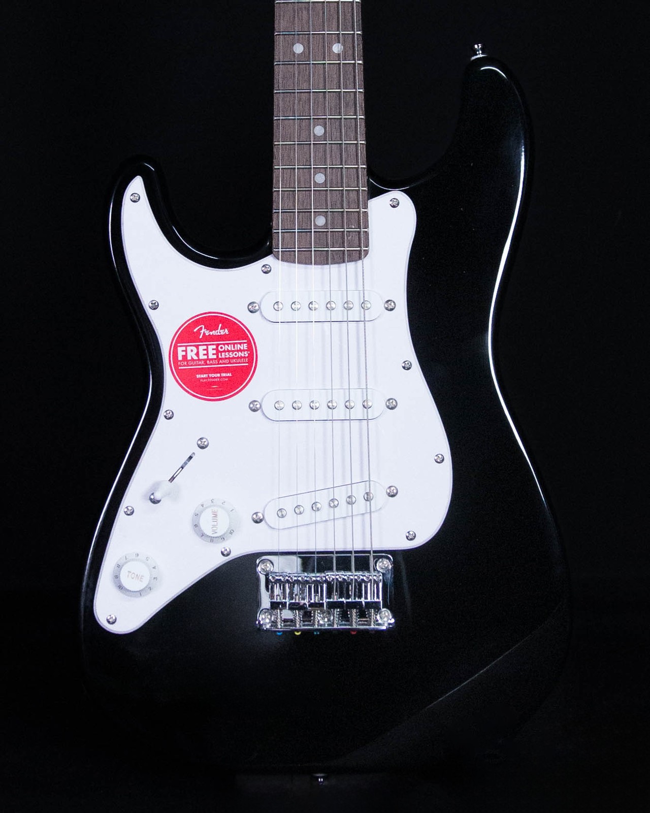 Squier Mini Stratocaster Left-Handed, Laurel FB, Black