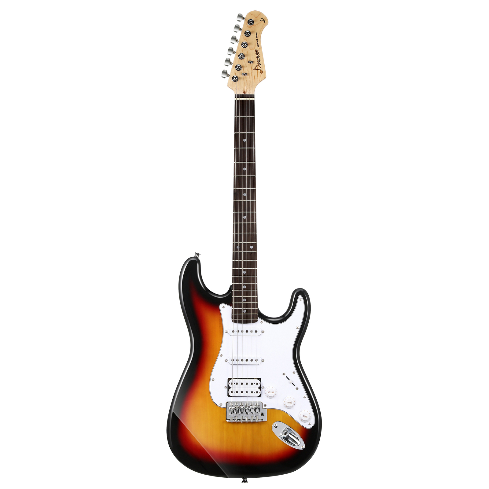 🎸 Donner DST-100 Electric Guitar With Gig Bag Amplifier HSS Pickups Solid Wood