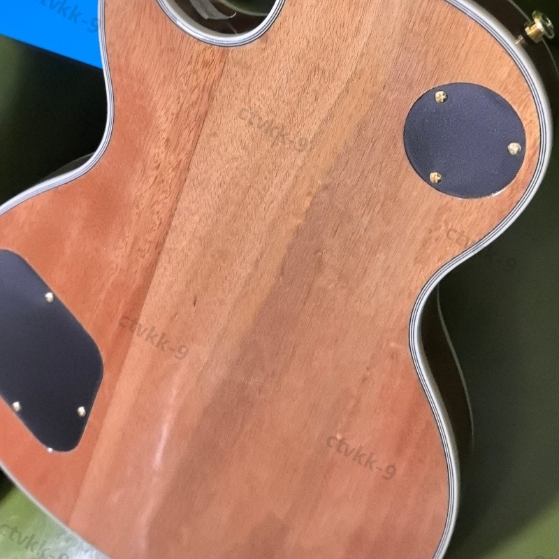 Electric Guitar Stainless Rounded Fret Bone Nut Water Transfer Free Shipping