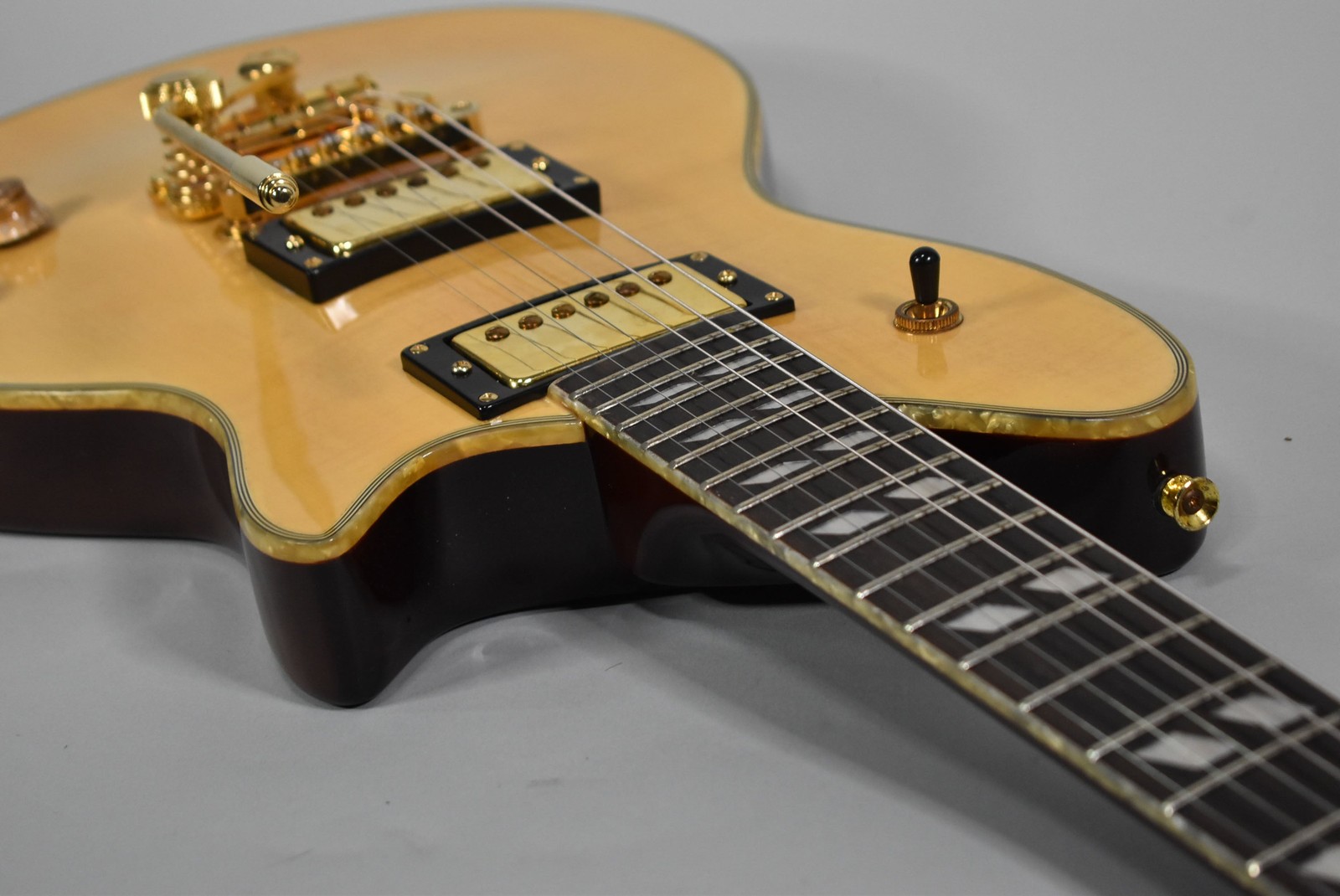 X3 Maple Top Mahogany Body Natural Finish Electric Guitar