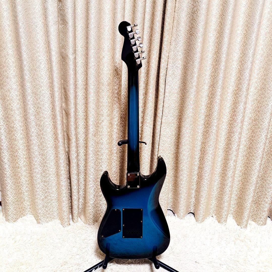 FERNANDES FST-65 The Function Stratocaster Style Blue Black Sunburst Guitar