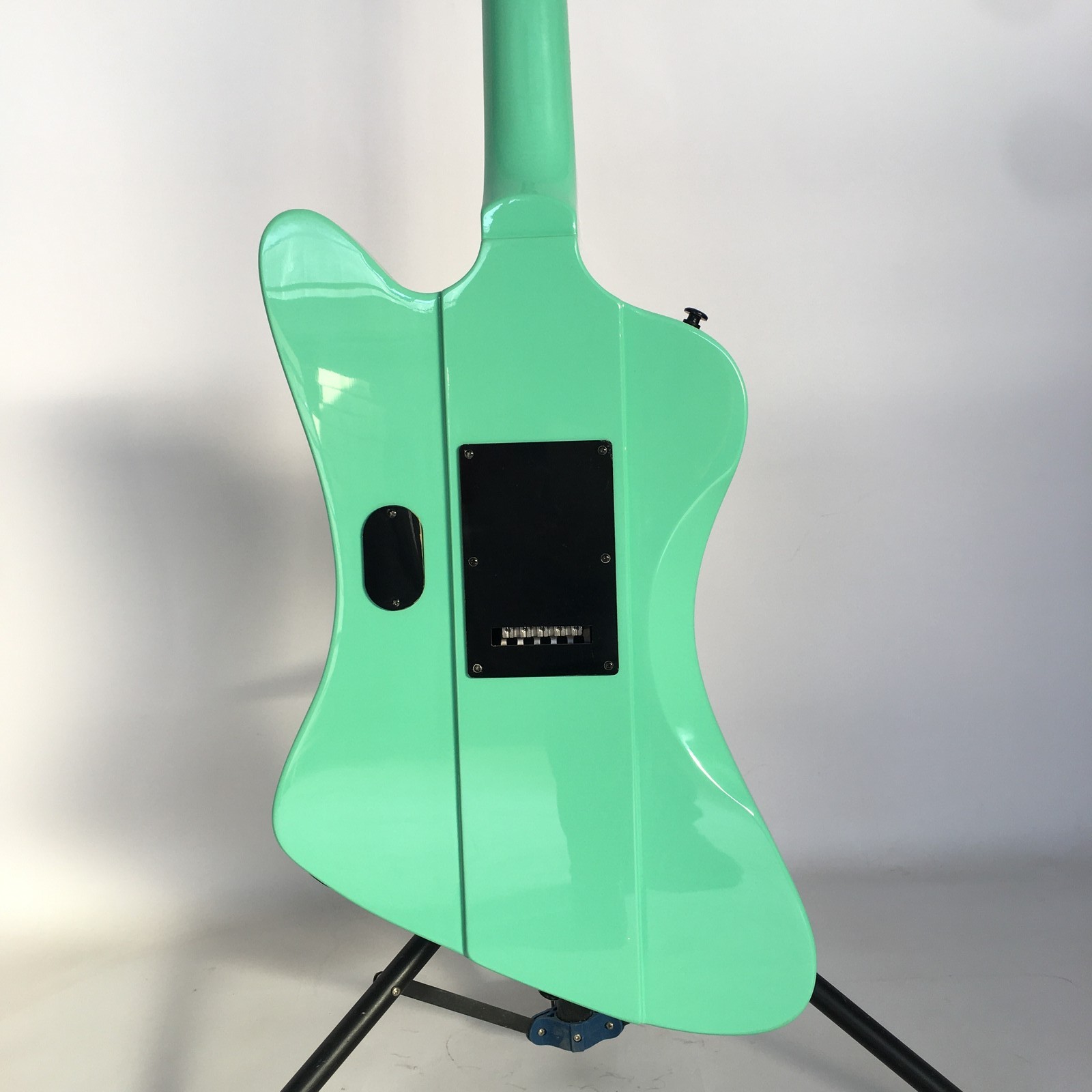 Green Robbin Crosby Electric Guitar open pickup FR Bridge Black part 25.5″