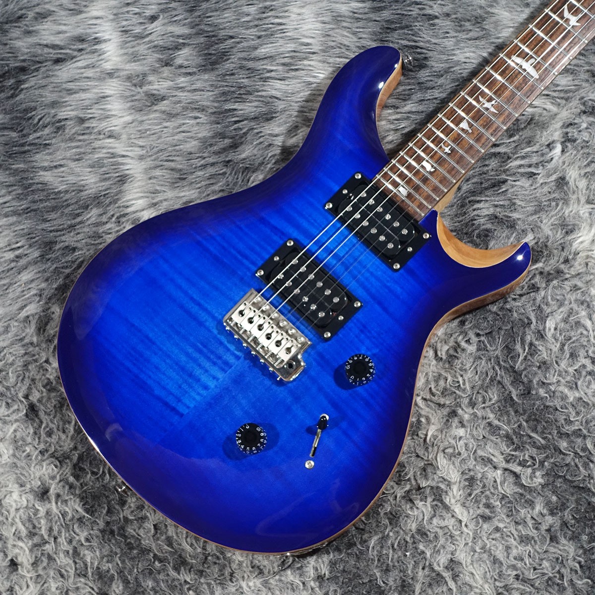 PRS SE Custom 24 Faded Blue Burst 2021 Electric Guitar Used
