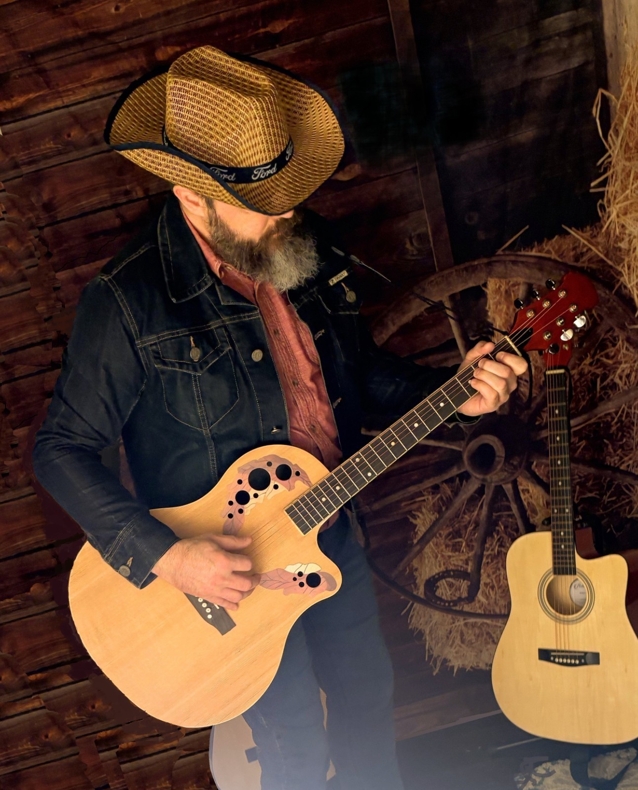 🎸FREE SHIPPING!🎸O Style Acoustic Guitar +Soft Case/Gig Bag +Rosewood FB!