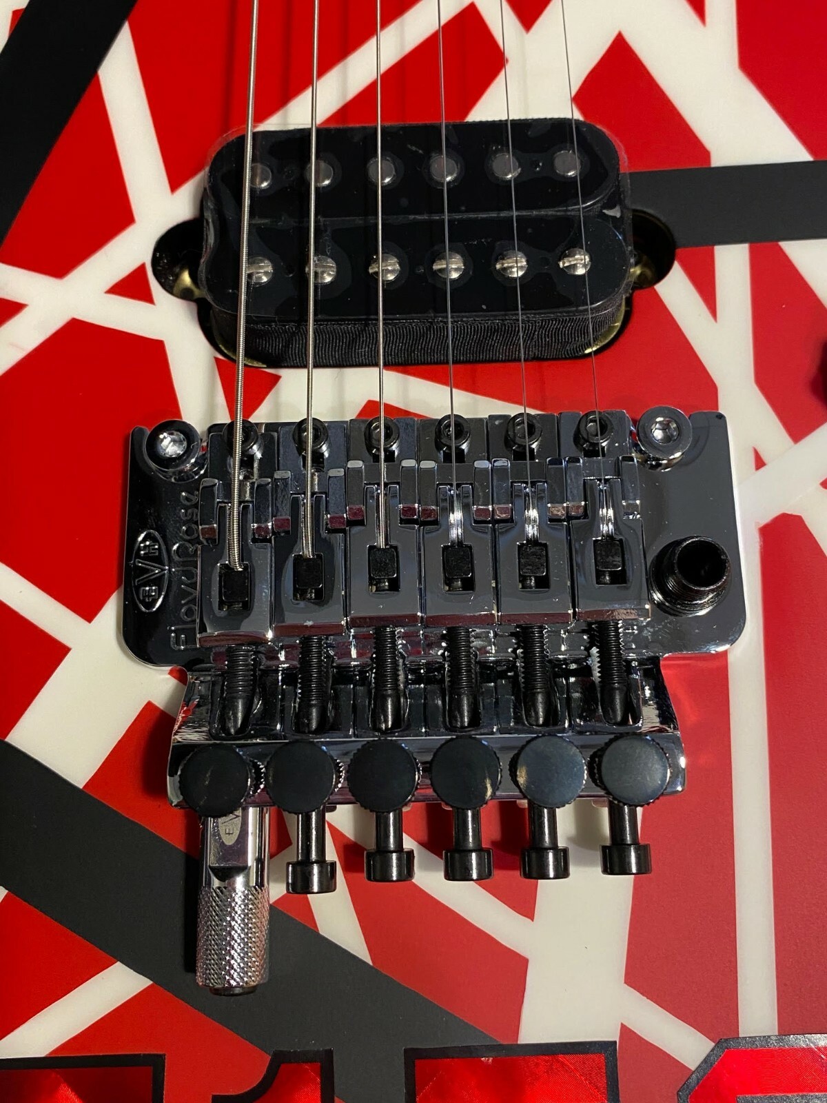 EVH Striped Series 5150 Red Black White Electric Guitar Van Halen NEW