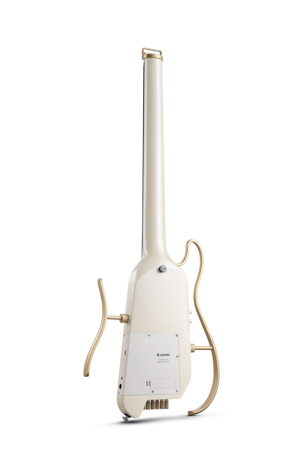 Donner HUSH X PRO Professional Electric Set Guitar Guitarra Electrica White-Luxe