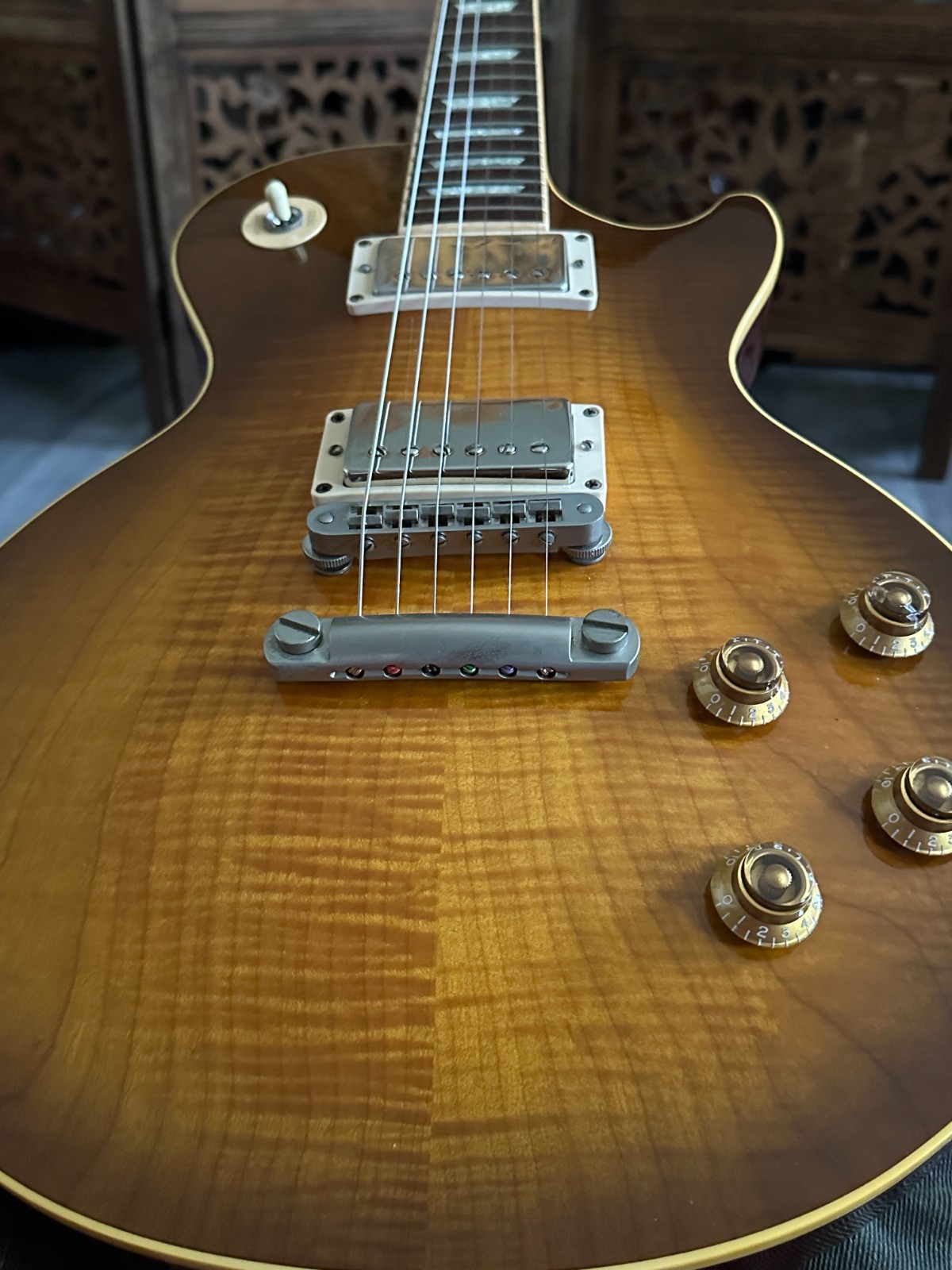 Gibson Les Paul Standard Plus 2003 Yamano Order Honeyburst Flametop w/ OHSC