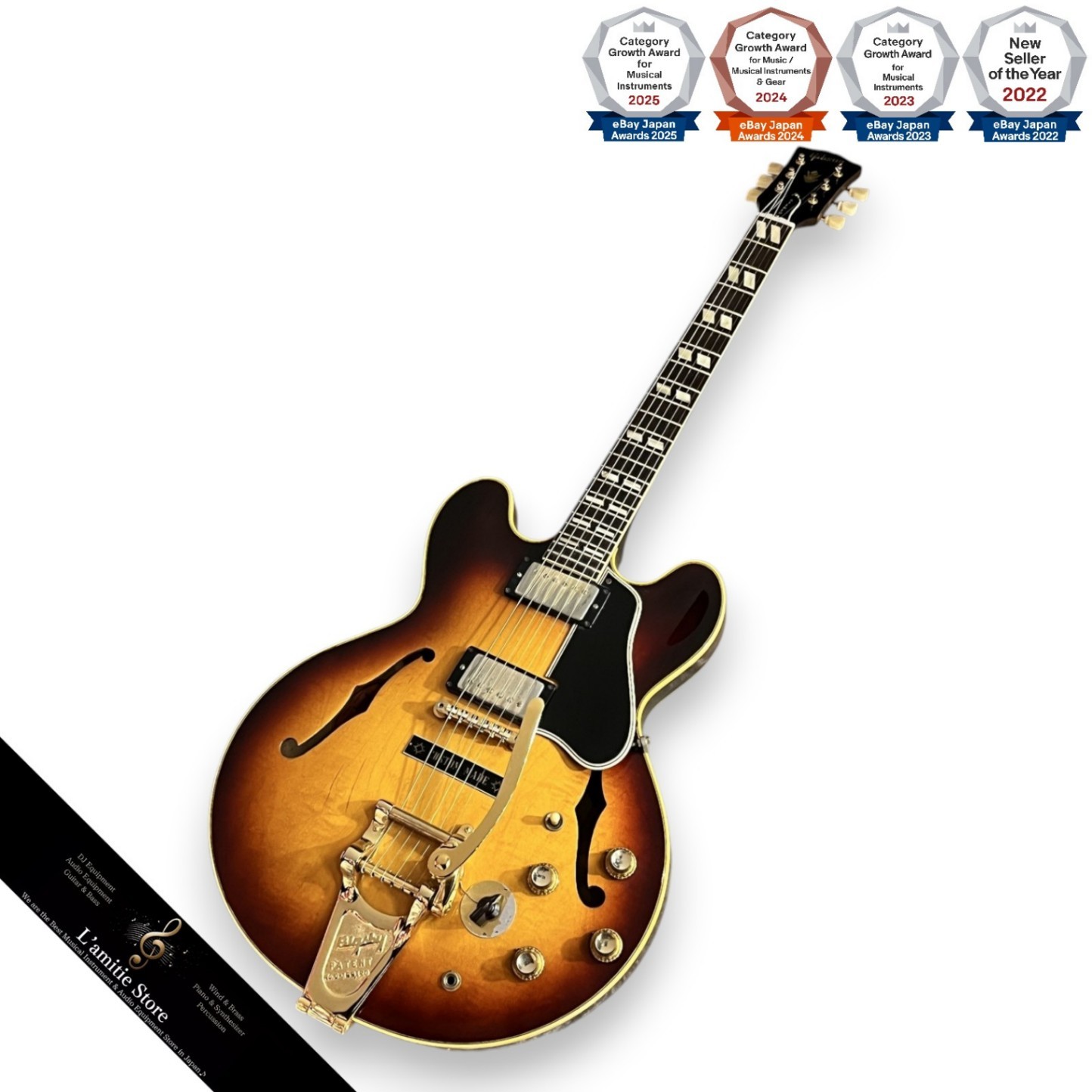 Gibson ES345 TD Sunburst 1961 USA PAF Vintage Guitar