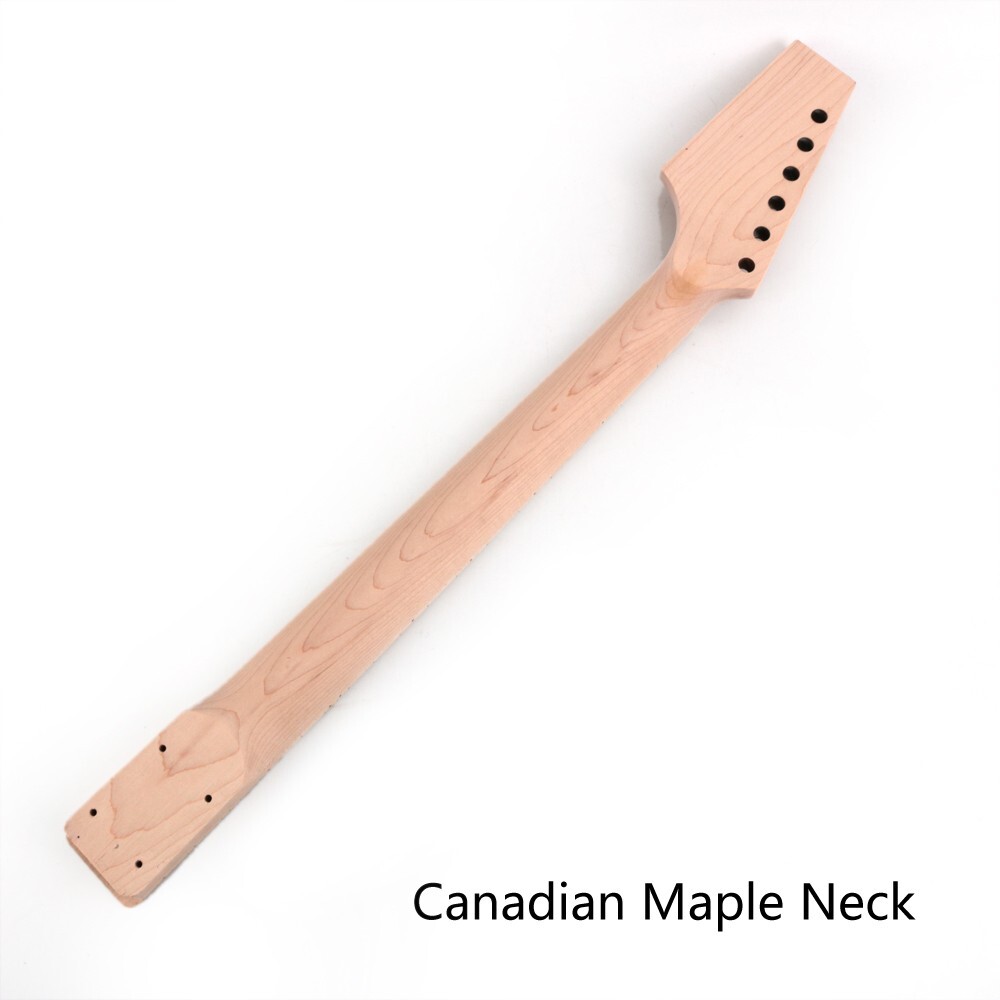 DIY electric TL guitar kits canadian maple neck mahogany body flat headstock