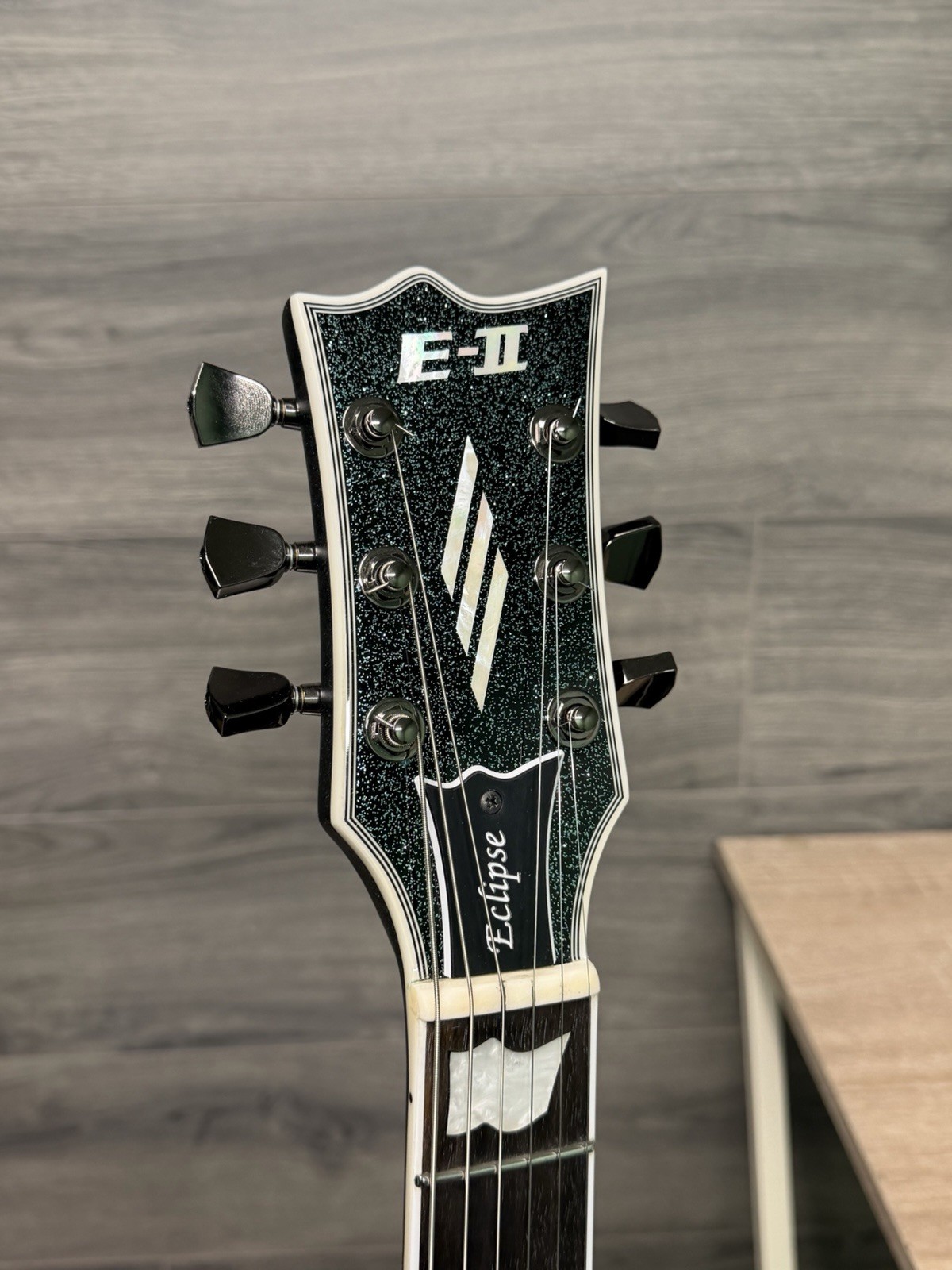 ESP E-II Eclipse Granite Sparkle Electric Guitar w/ Hard Case #3070