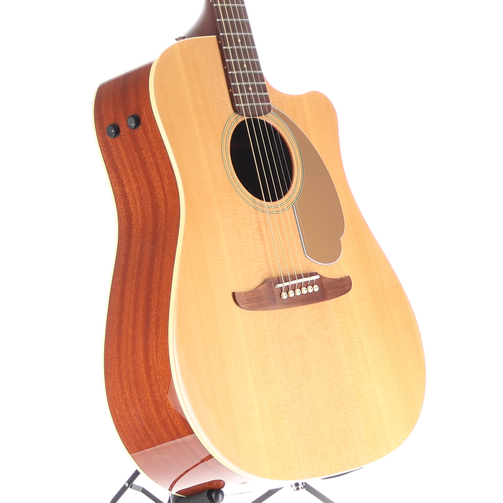 Fender Redondo Player, Walnut Fingerboard, Gold Pickguard, Natural (L1) (07306)